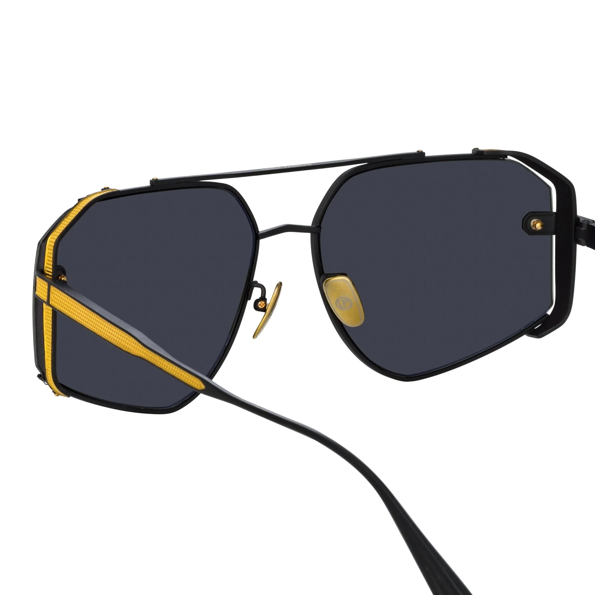 Amar Sunglasses in Matt Nickel - Image 6