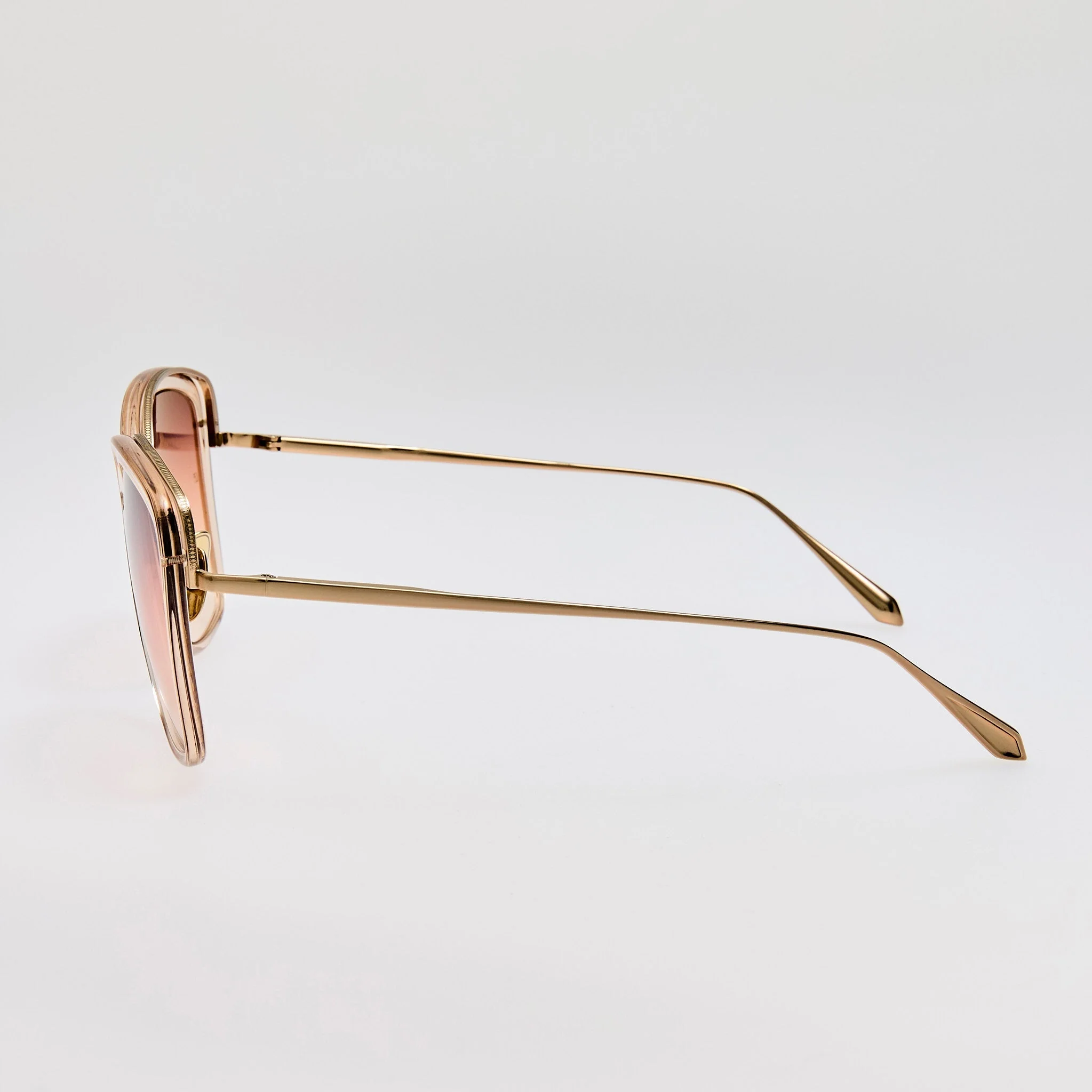 Anais Sunglasses in 22K Gold and Ash - Image 5