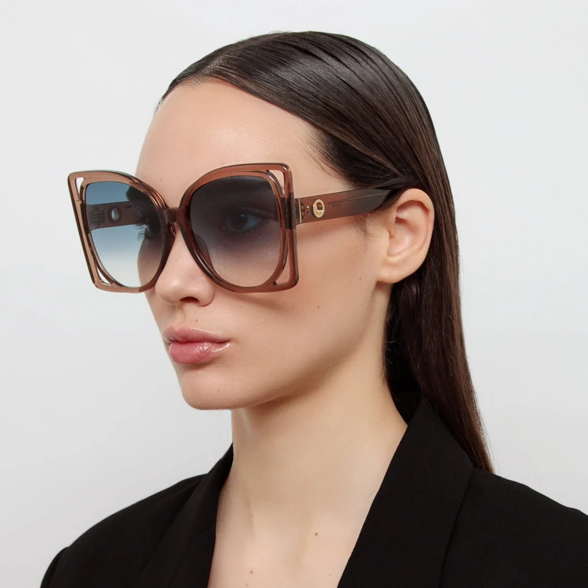 Astra Sunglasses in Brown - Image 3