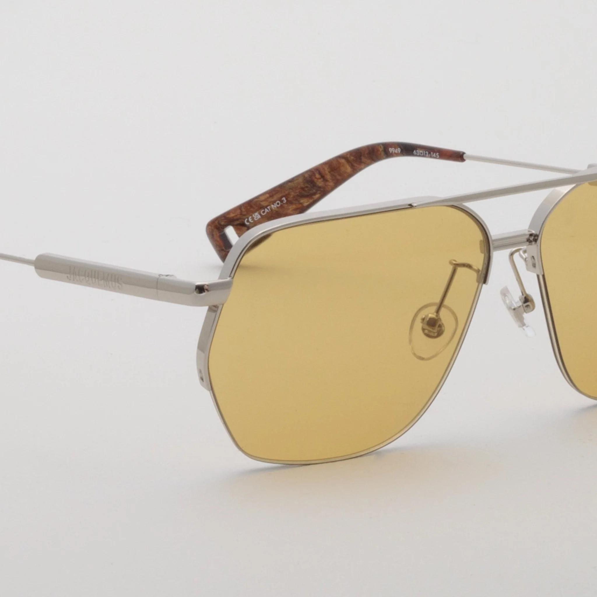 Aviador Sunglasses in Silver - Image 5
