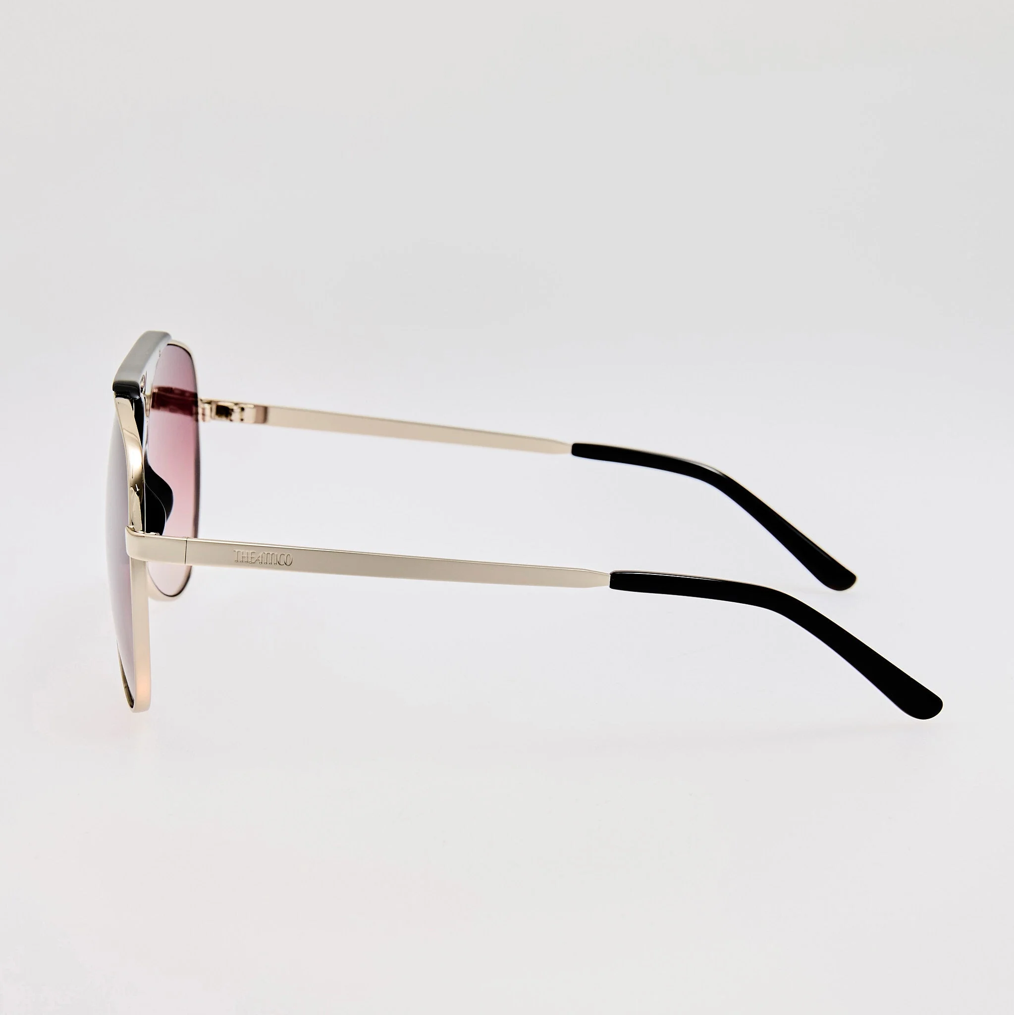 Amelia Sunglasses in Black and Purple - Image 3