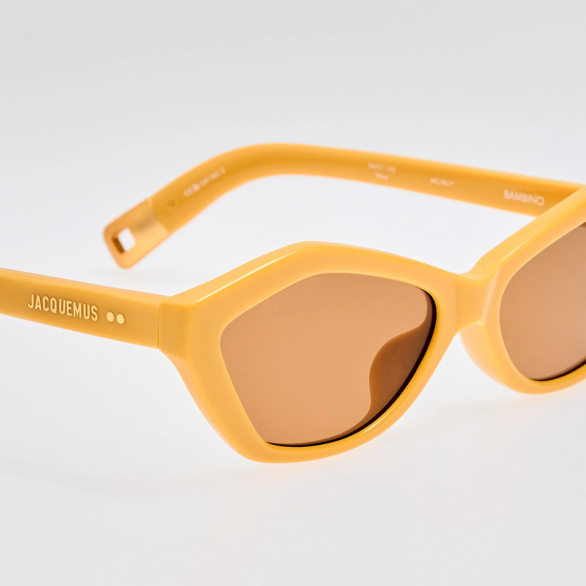 Bambino Angular Sunglasses in Banana - Image 3