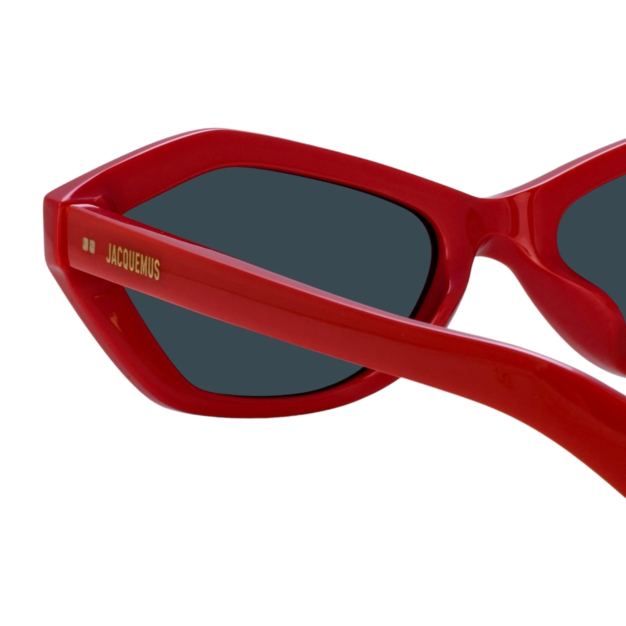 Bambino Angular Sunglasses in Red - Image 5