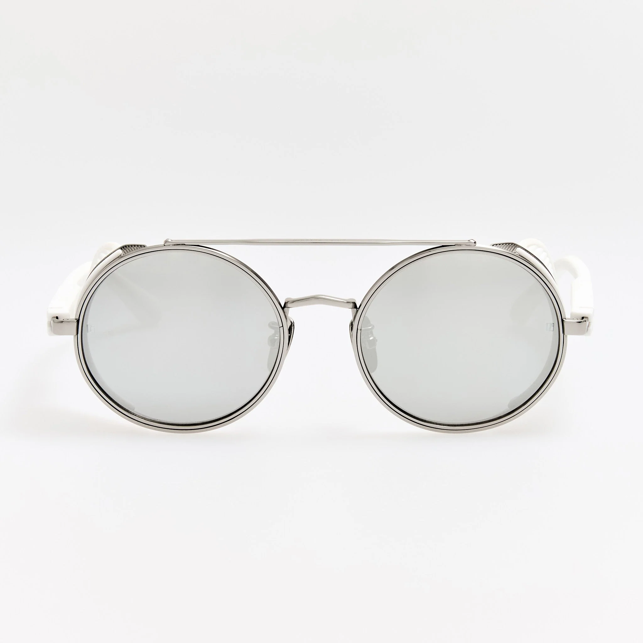 Baret Explorer Sunglasses in 22K White Gold and Platinum