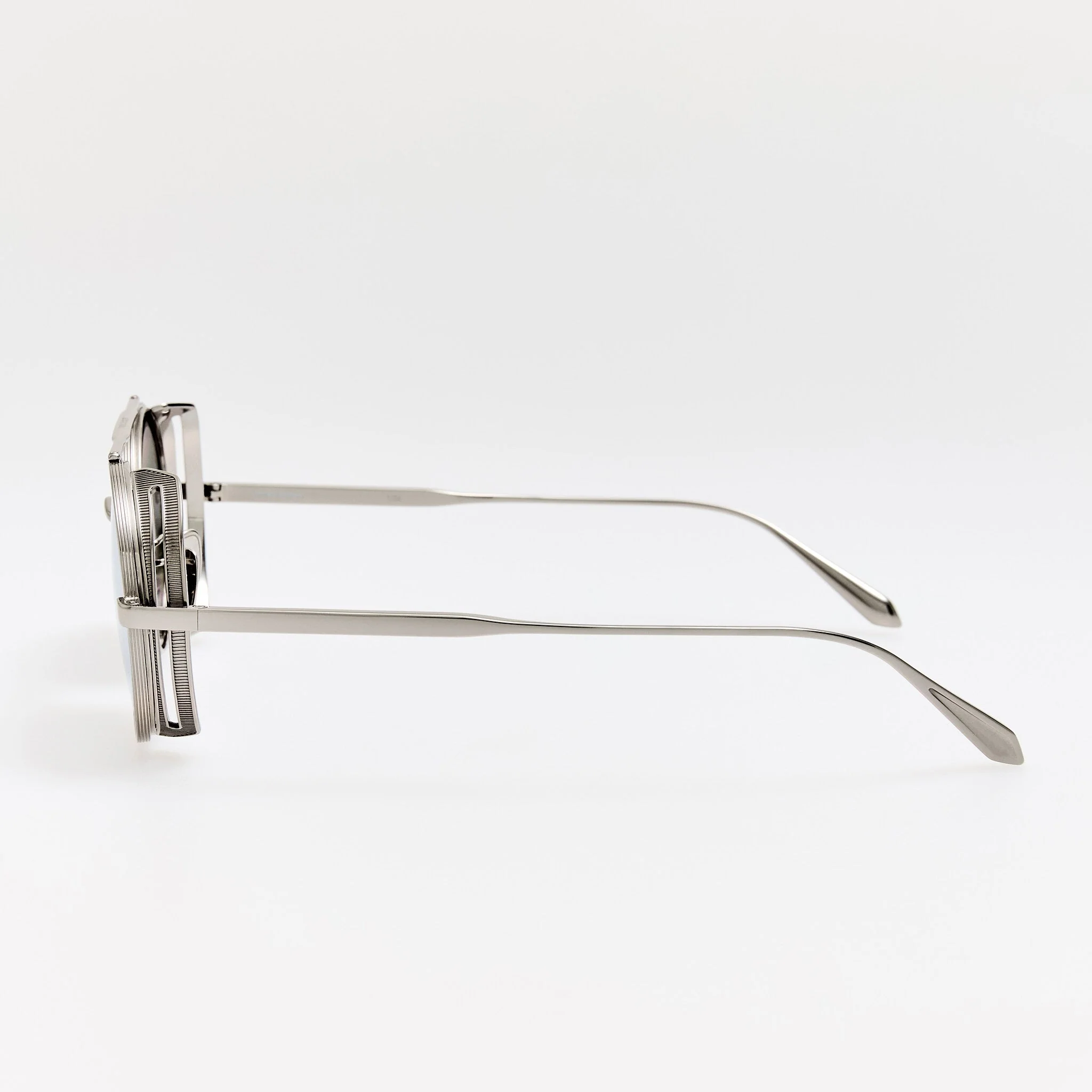 Baret Explorer Sunglasses in 22K White Gold and Platinum - Image 10