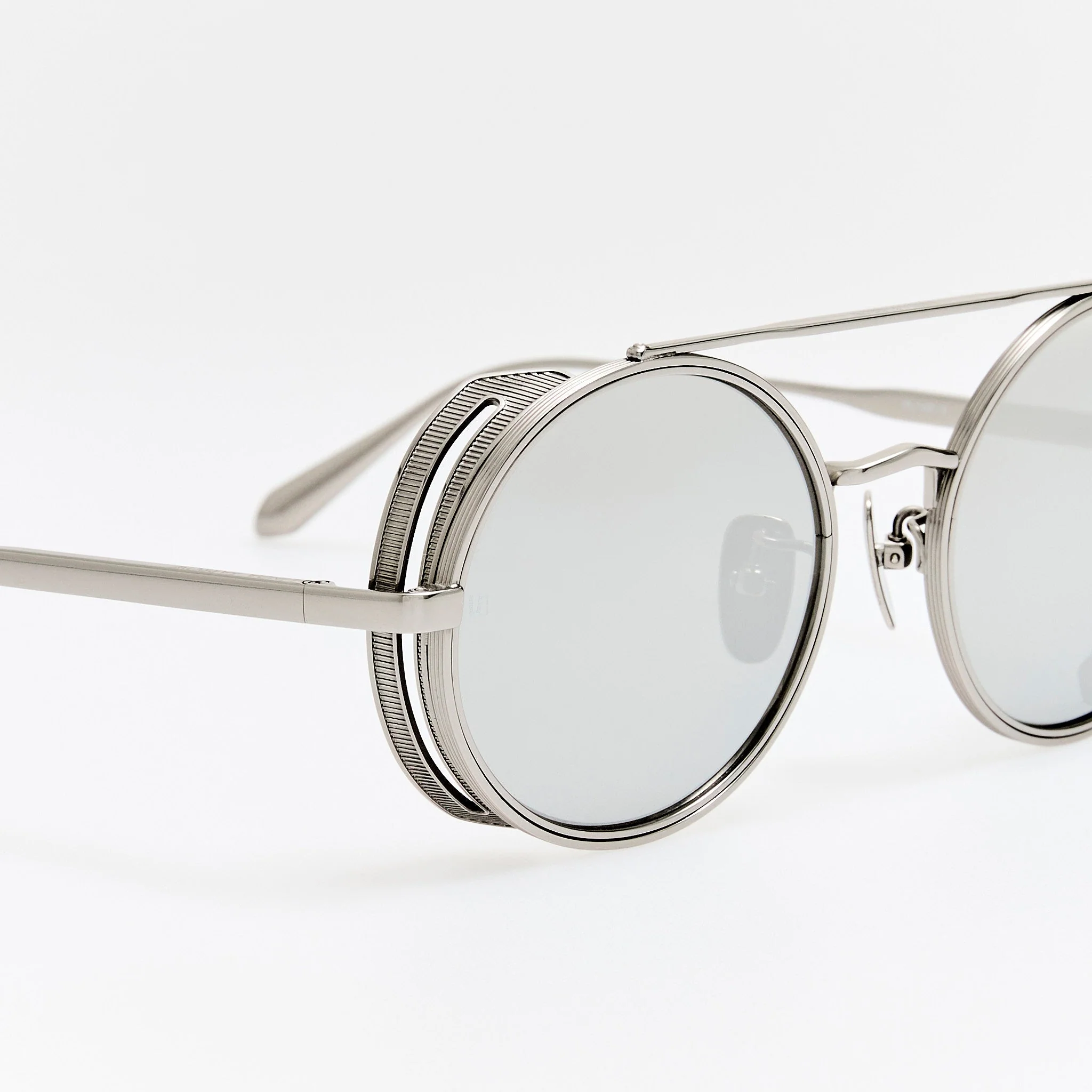 Baret Explorer Sunglasses in 22K White Gold and Platinum - Image 11