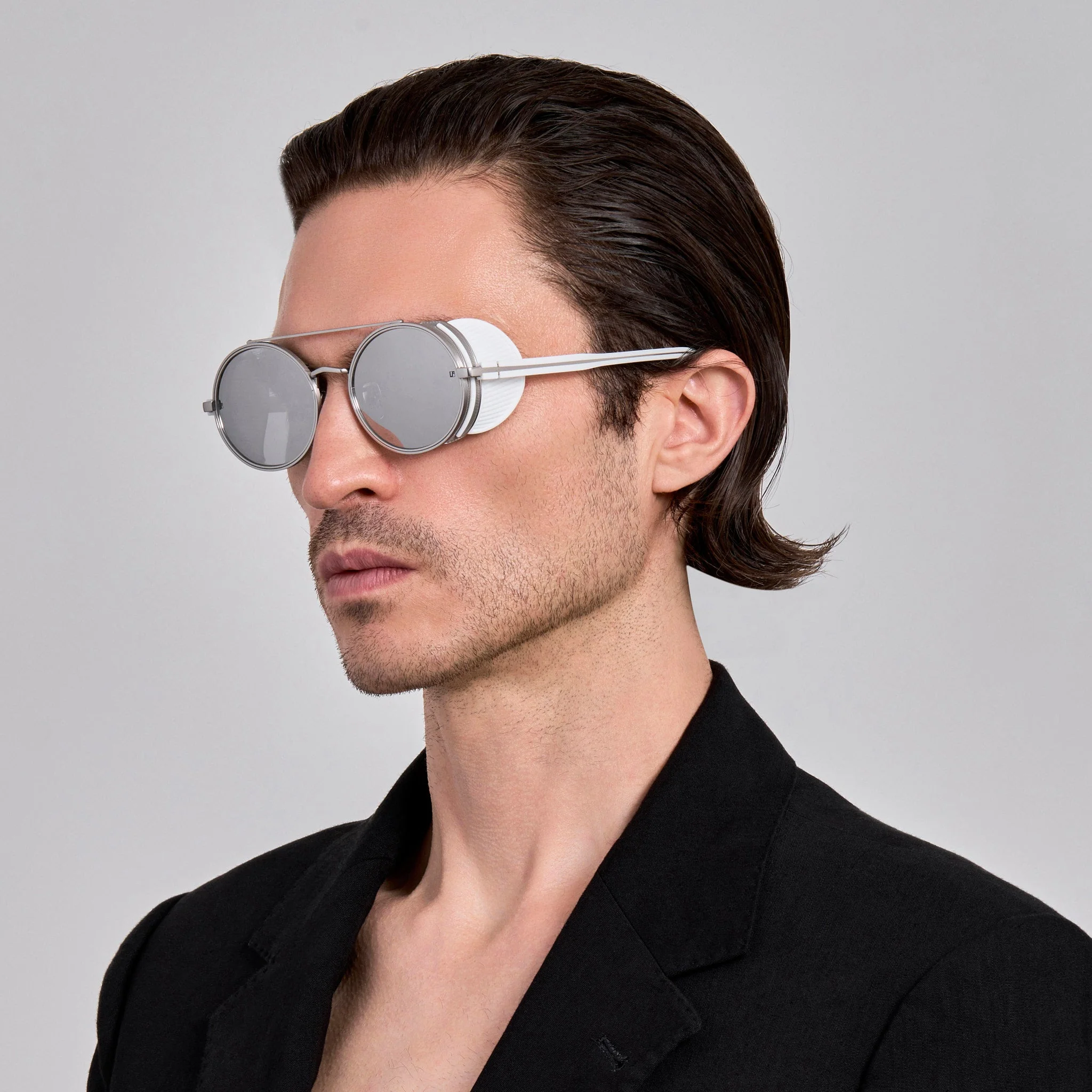 Baret Explorer Sunglasses in 22K White Gold and Platinum - Image 4