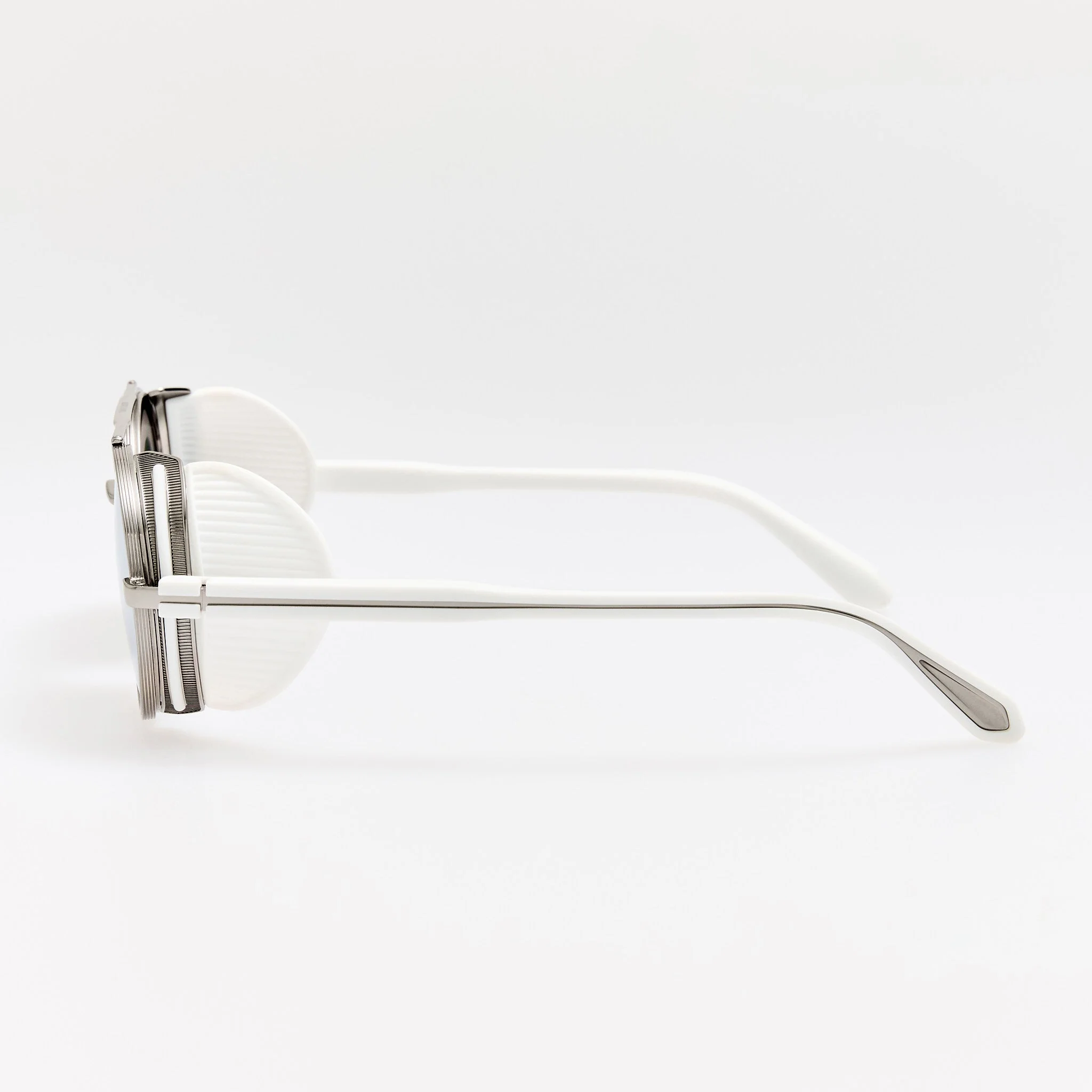 Baret Explorer Sunglasses in 22K White Gold and Platinum - Image 5
