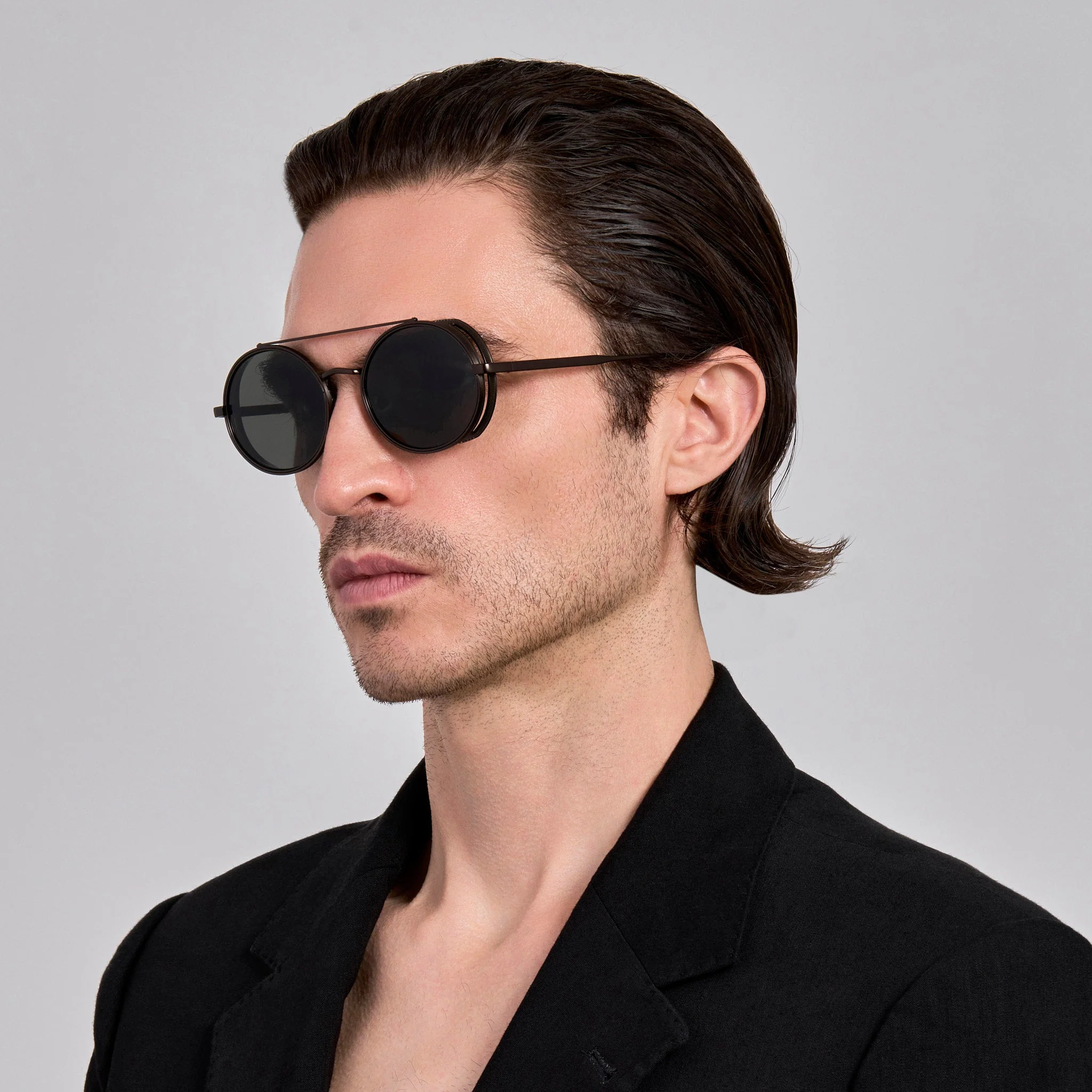 Baret Explorer Sunglasses in Matt Black Nickel - Image 10