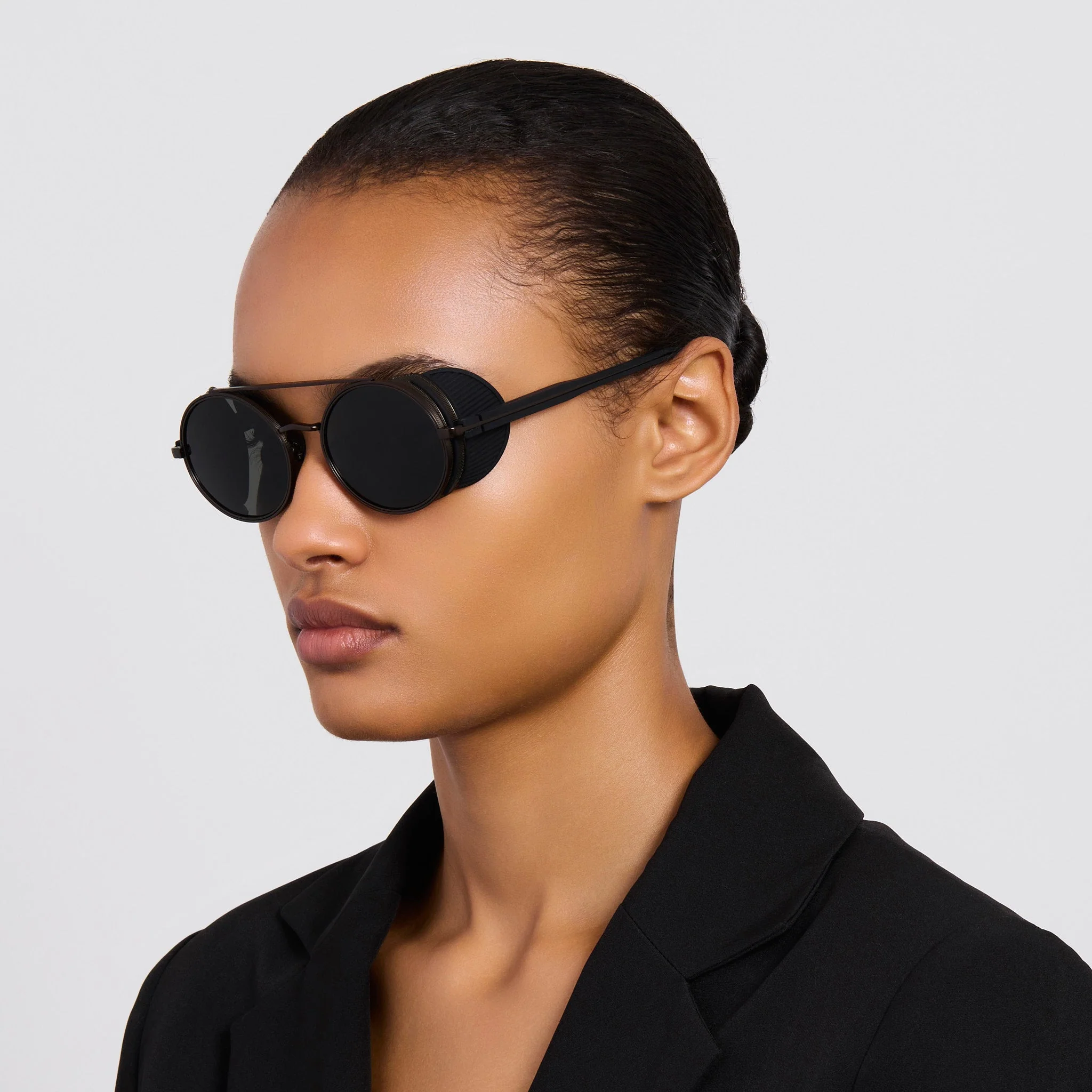 Baret Explorer Sunglasses in Matt Black Nickel - Image 4