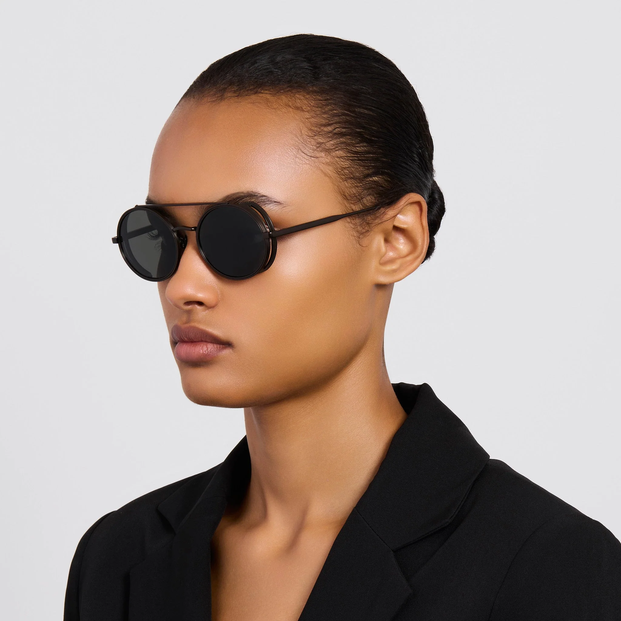 Baret Explorer Sunglasses in Matt Black Nickel - Image 9