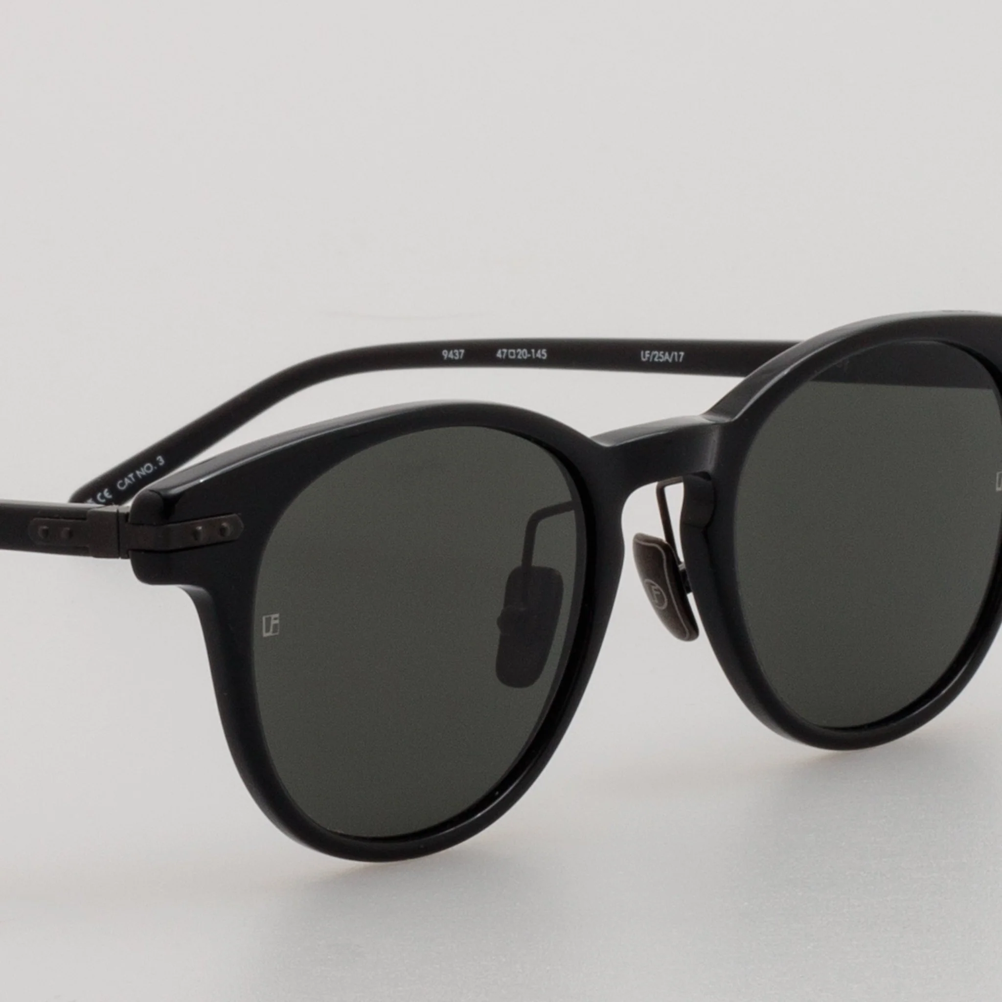 Bay Sunglasses in Black and Matt Nickel - Image 5