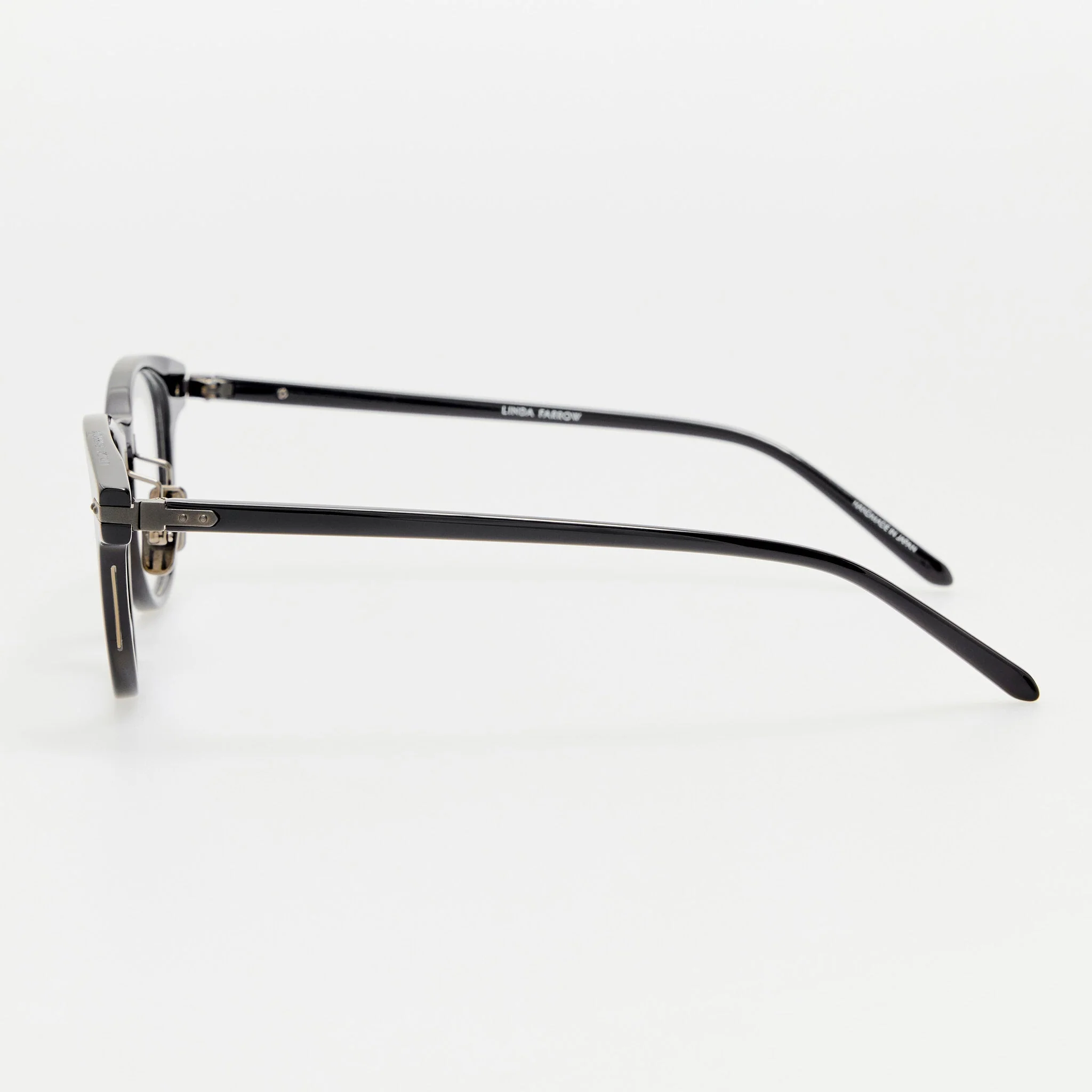 Bay Optical Frame in Matt Black Nickel - Image 5