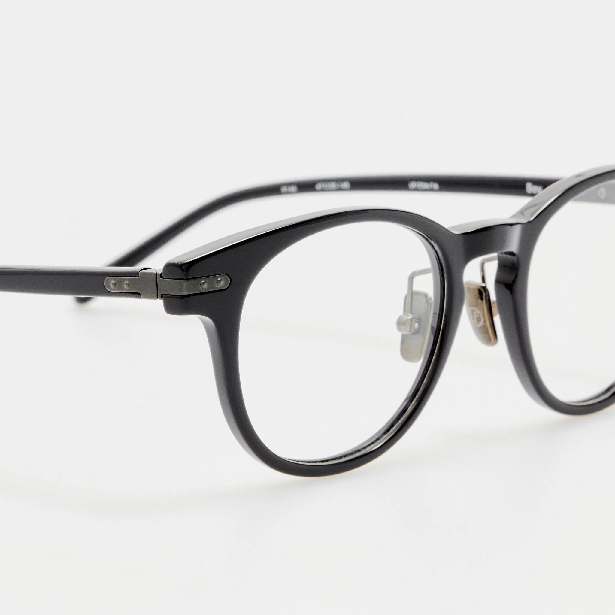 Bay Optical Frame in Matt Black Nickel - Image 6