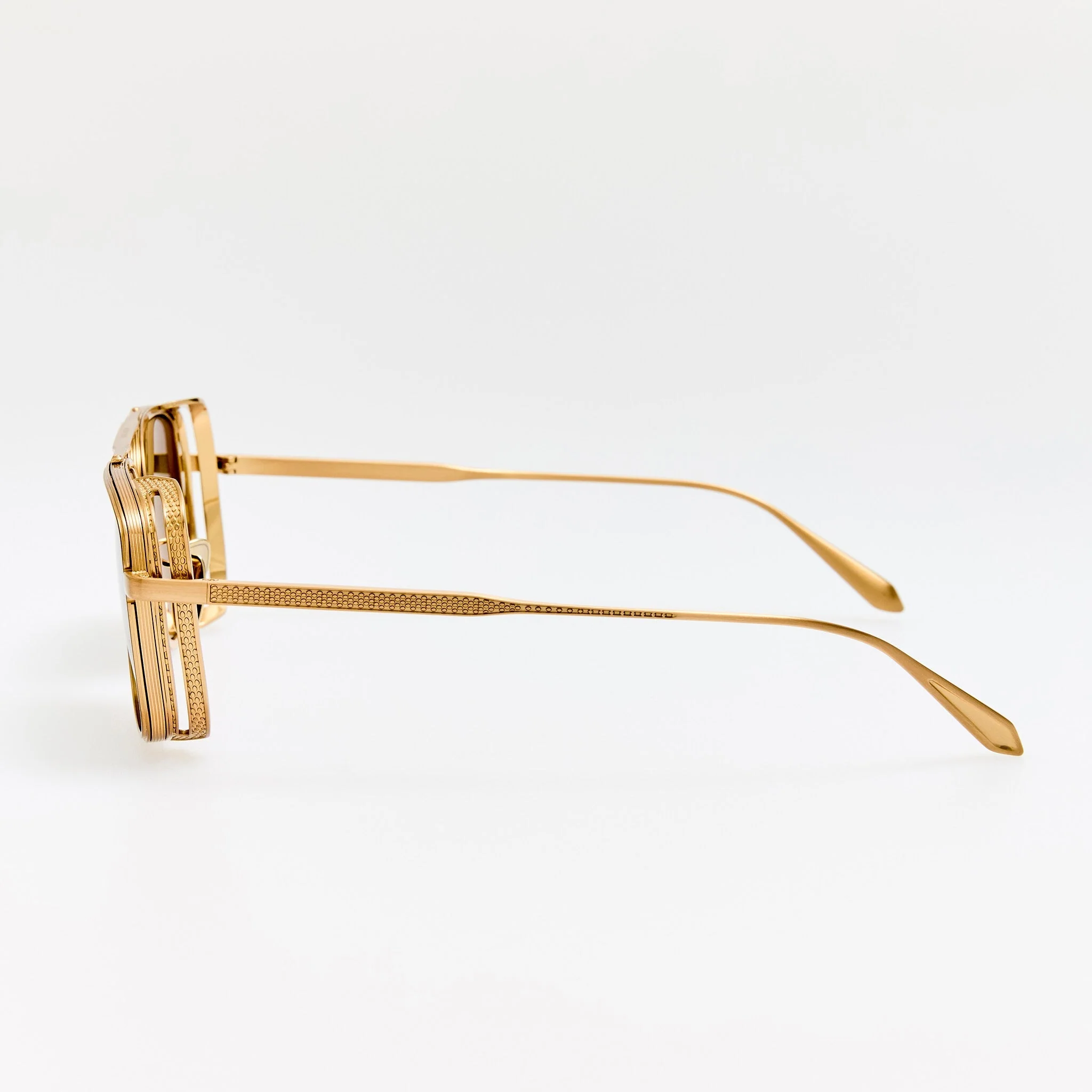 Boyd Explorer Sunglasses in Matt Champagne - Image 11
