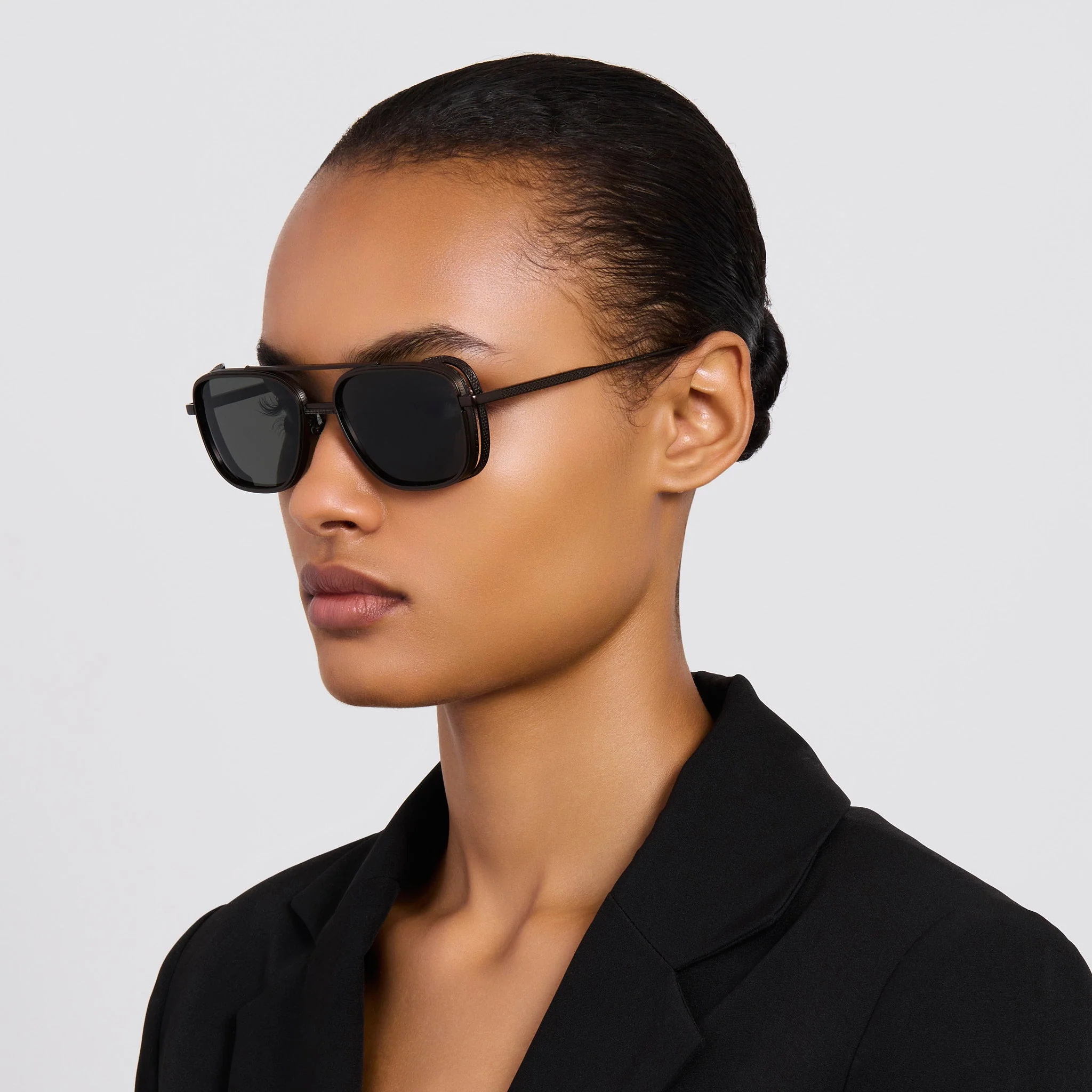 Boyd Explorer Sunglasses in Matt Black Nickel - Image 11