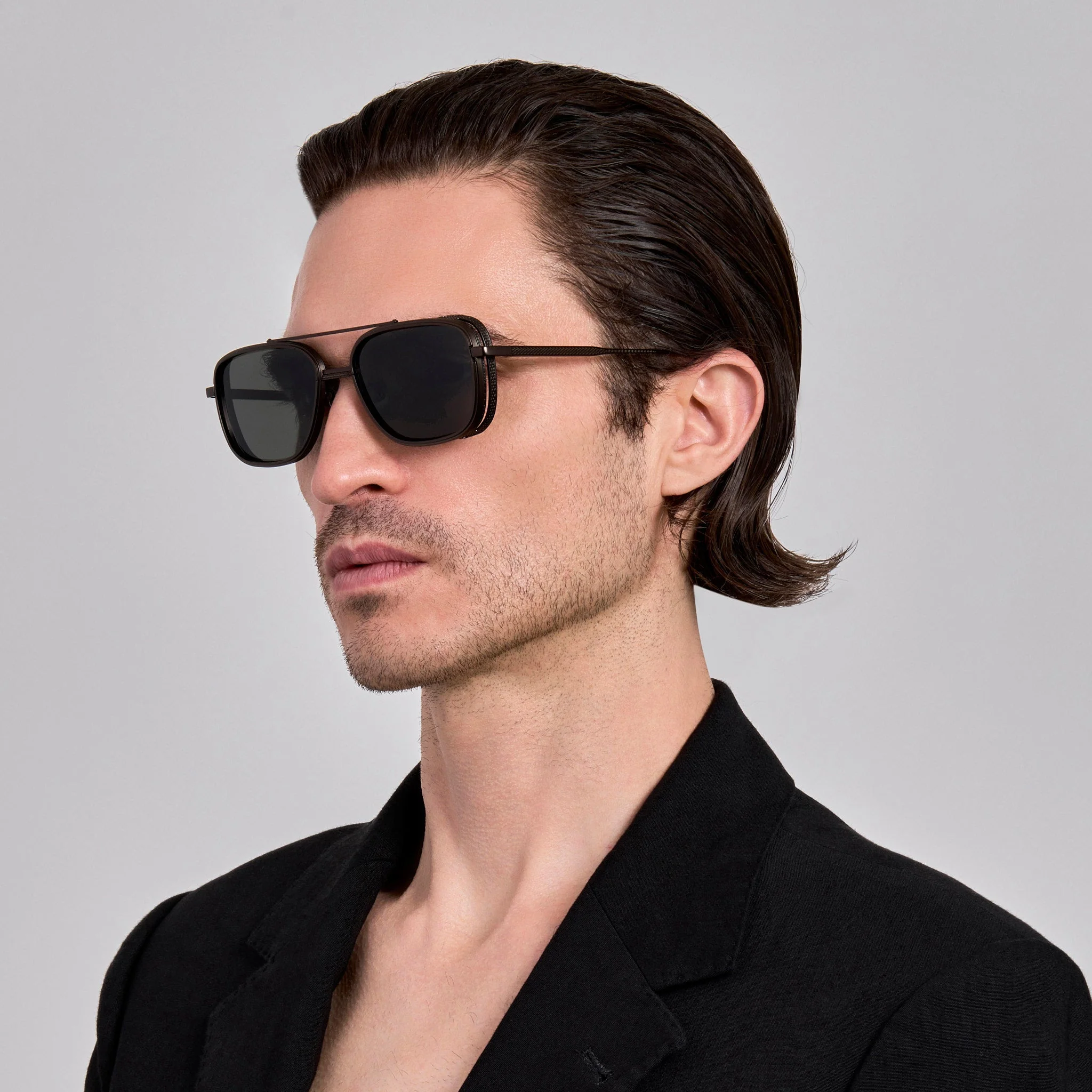 Boyd Explorer Sunglasses in Matt Black Nickel - Image 12