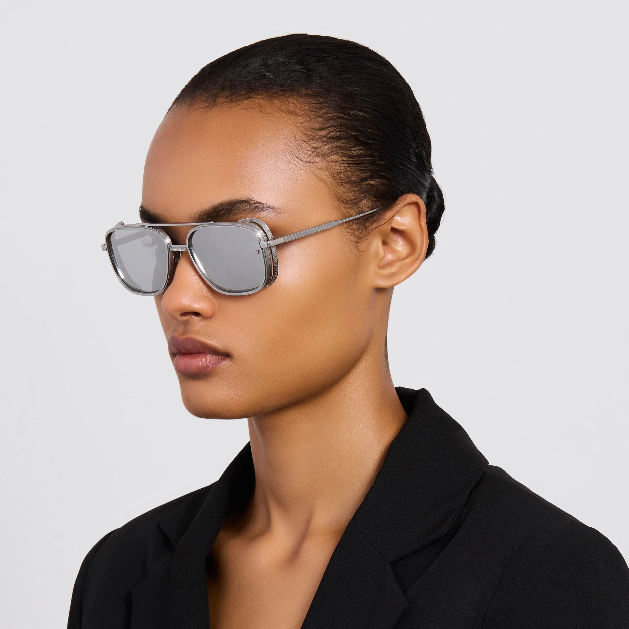 Boyd Explorer Sunglasses in 22K White Gold and Platinum - Image 10