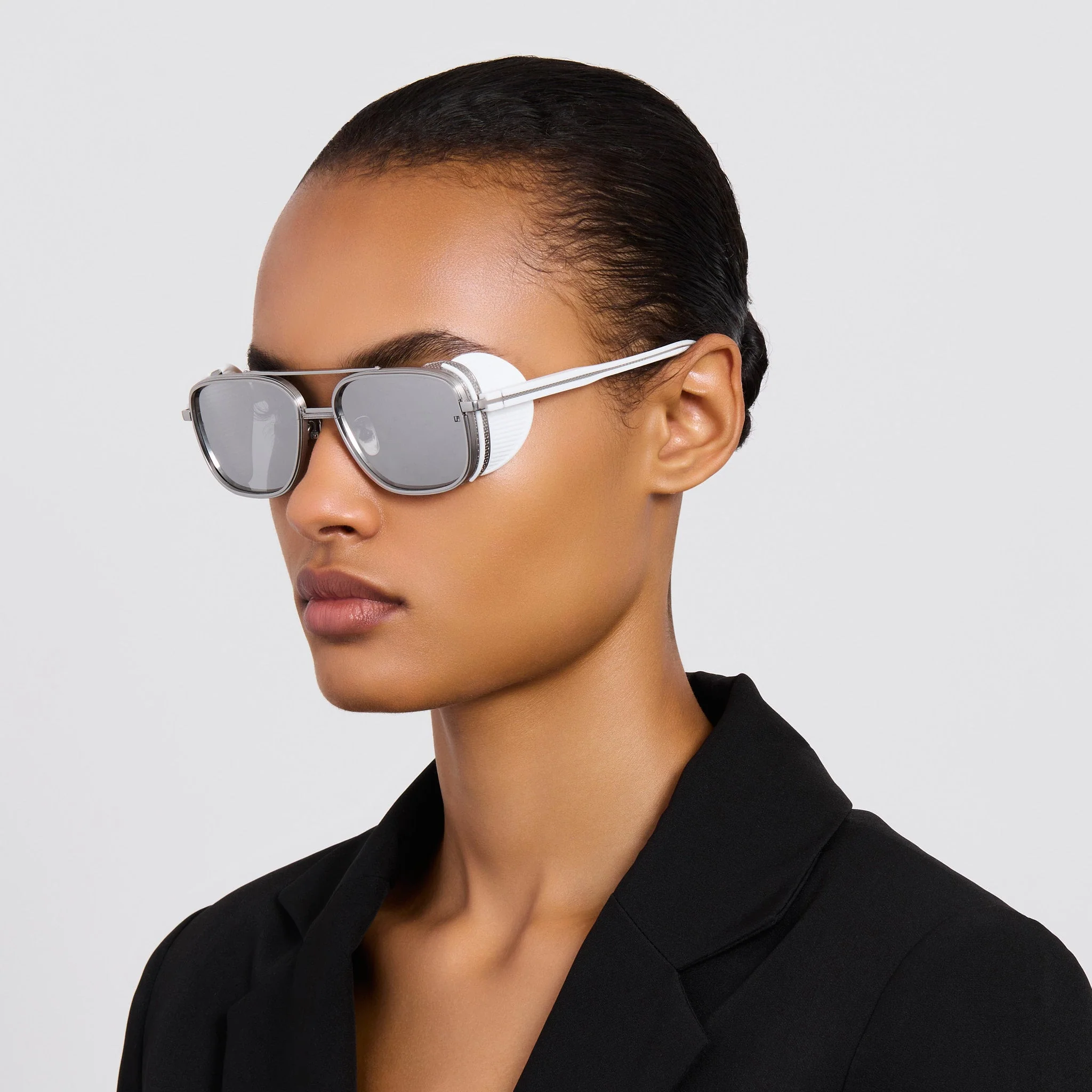 Boyd Explorer Sunglasses in 22K White Gold and Platinum - Image 3