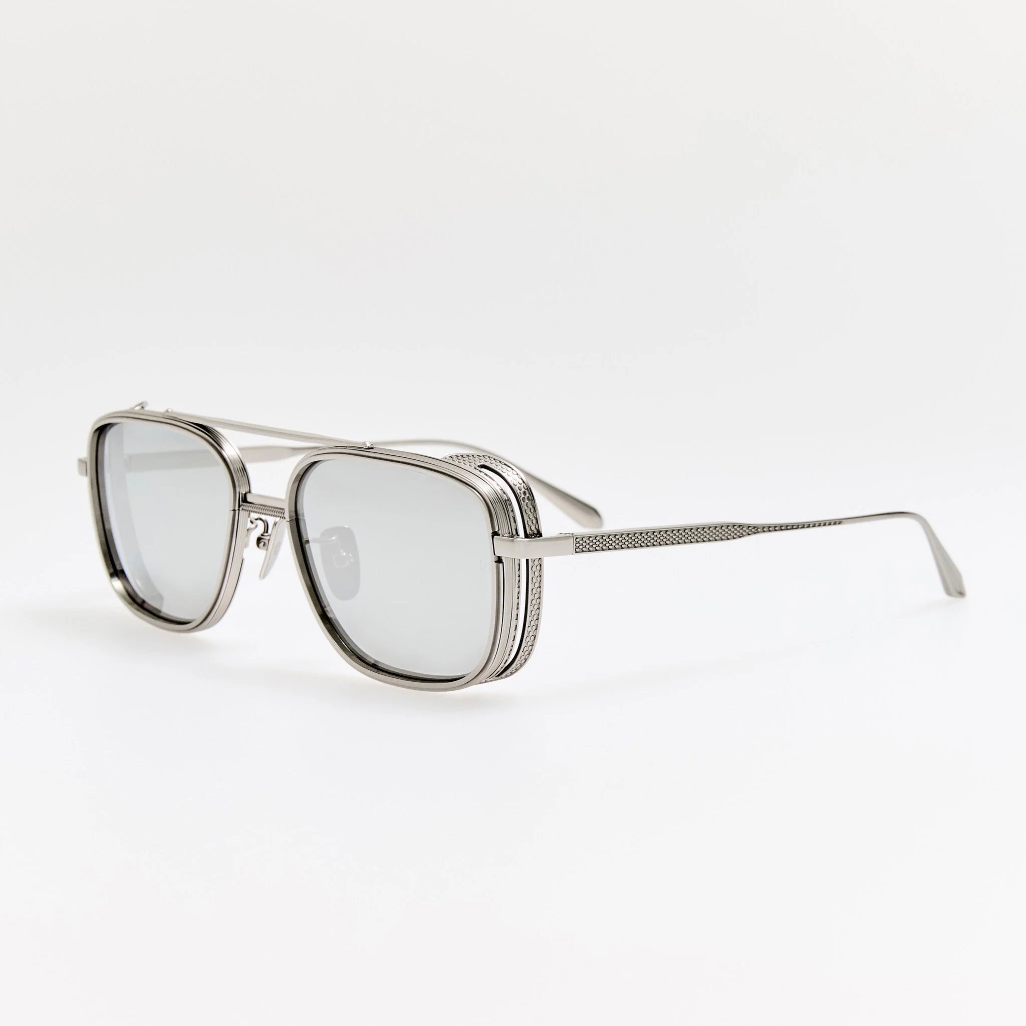 Boyd Explorer Sunglasses in 22K White Gold and Platinum - Image 8