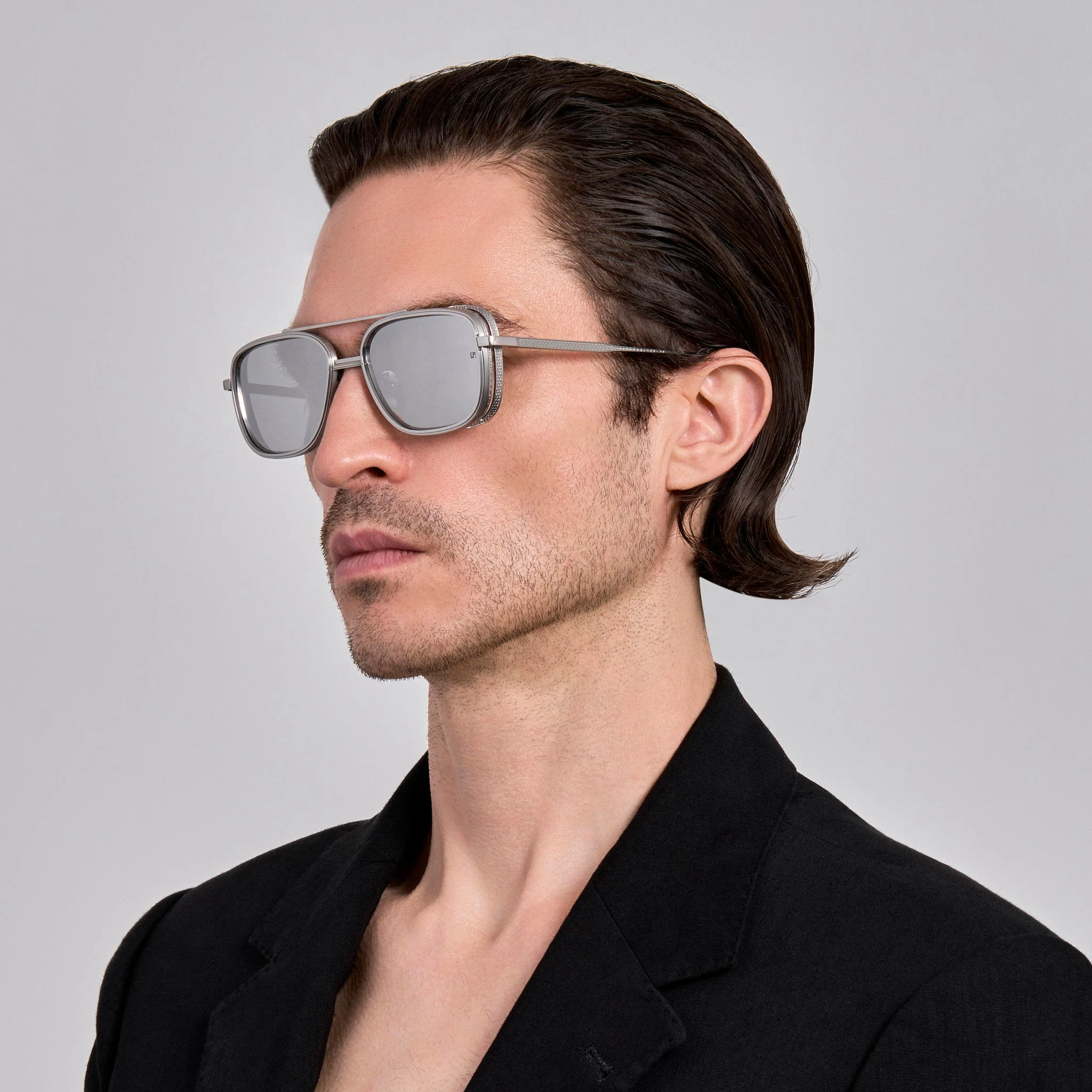 Boyd Explorer Sunglasses in 22K White Gold and Platinum - Image 9