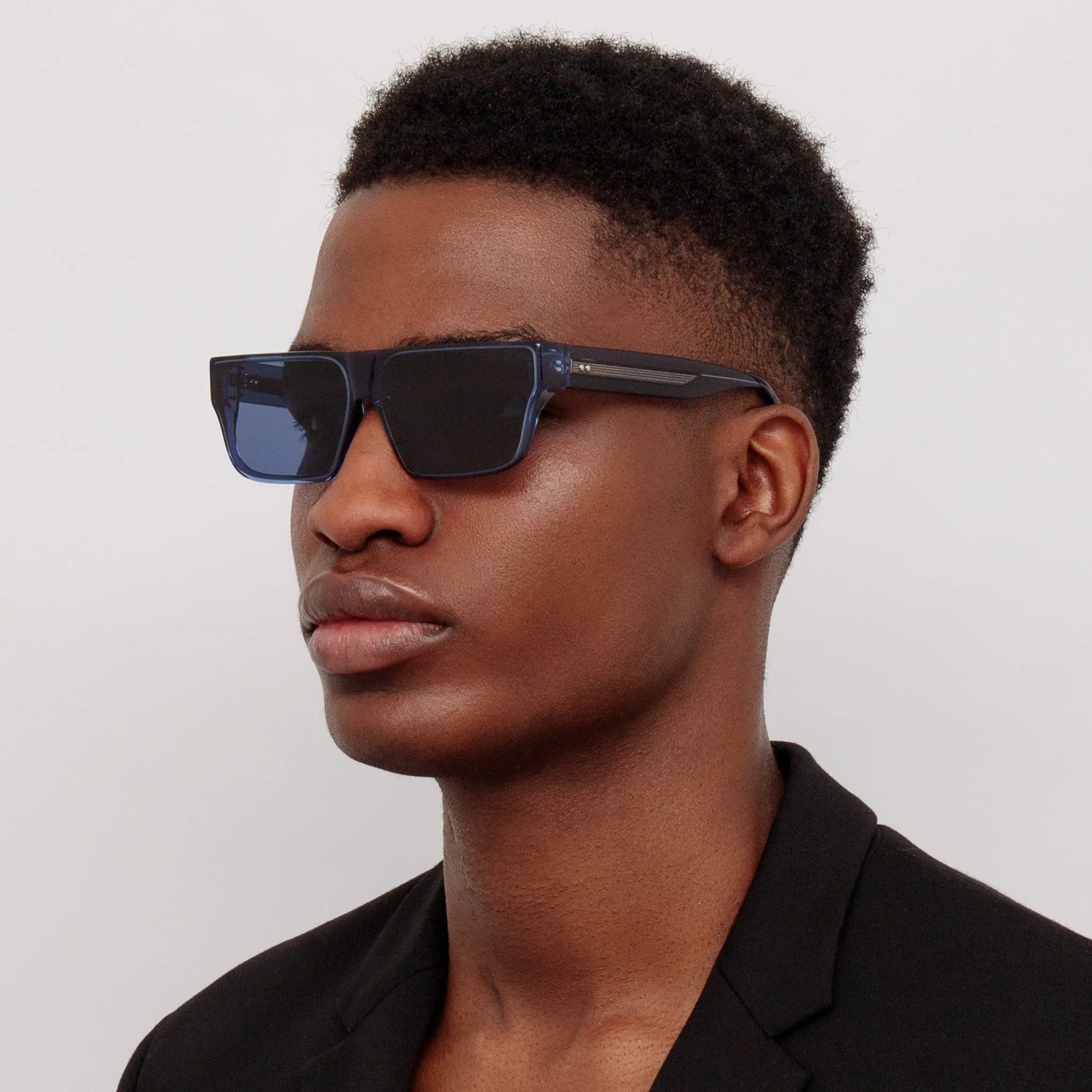 Brady Sunglasses in Navy - Image 3