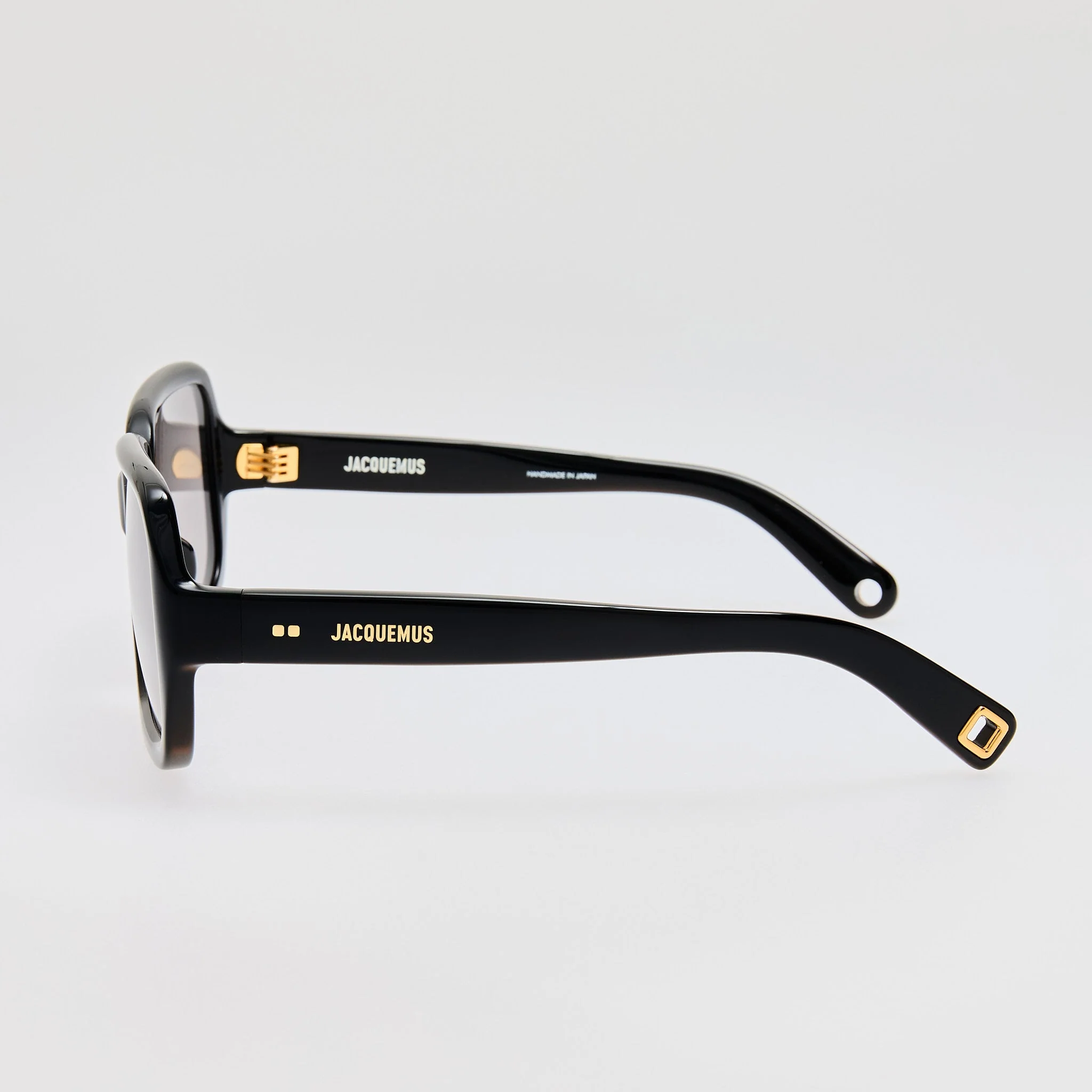 Cabana Oversize Sunglasses in Black - Image 3