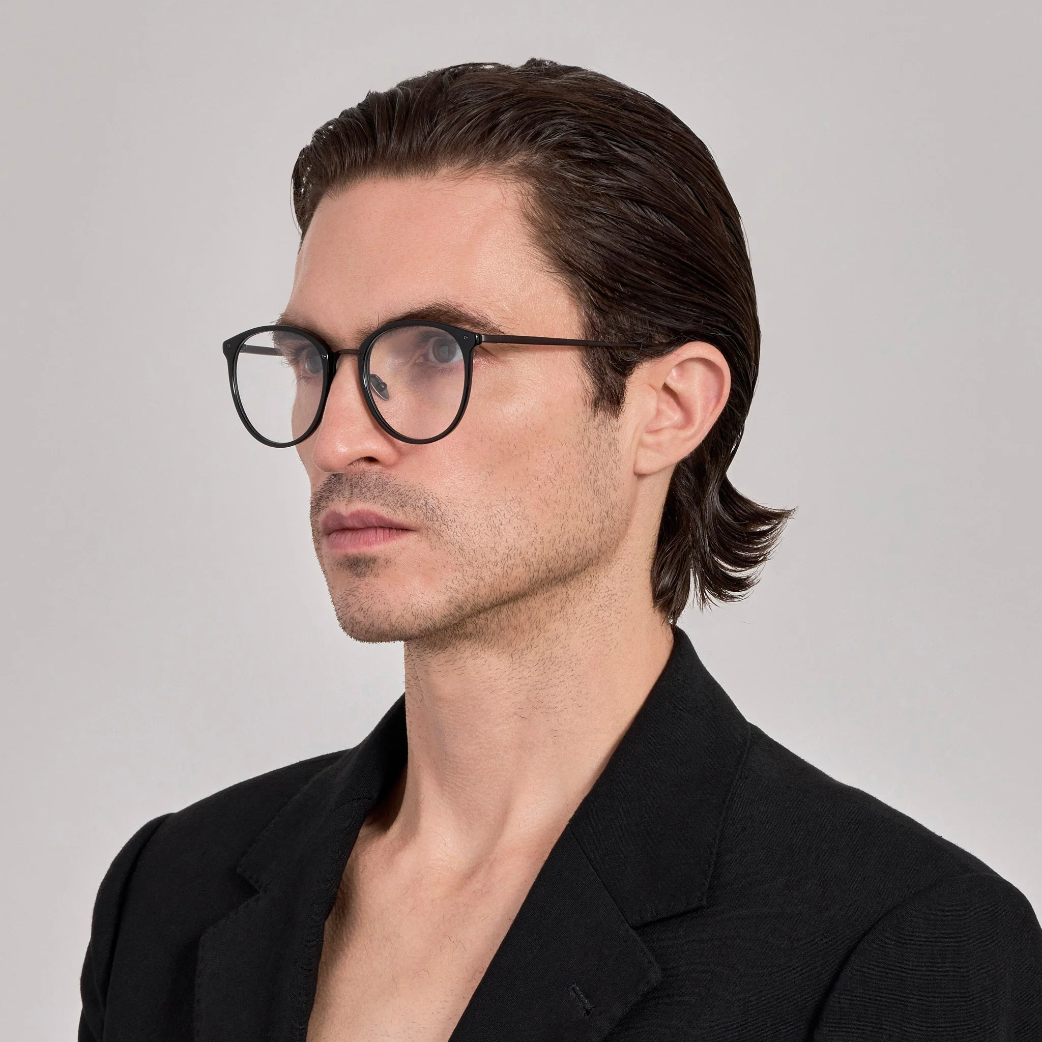 Calthorpe Optical Frame in Black and Nickel - Image 3