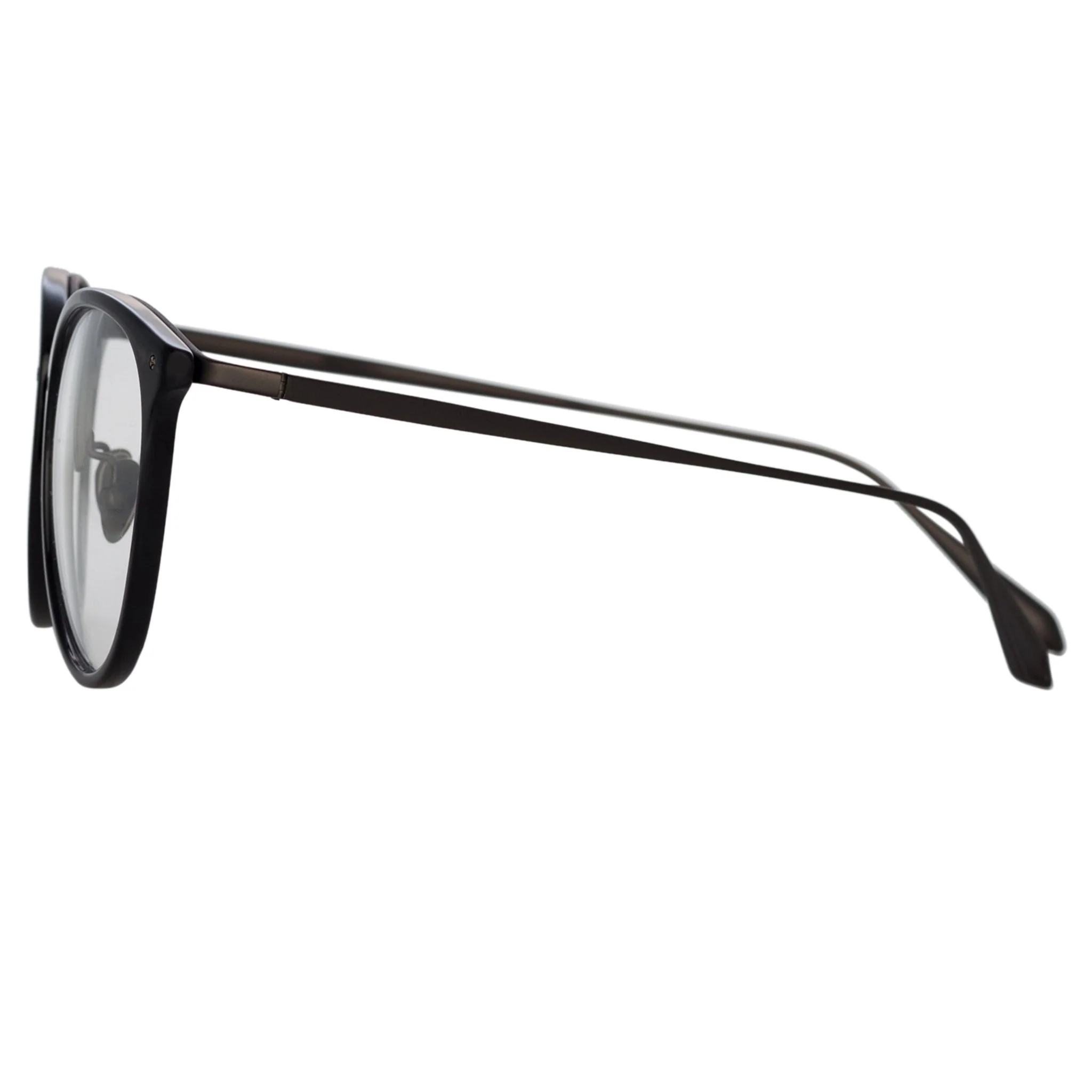 Calthorpe Optical Frame in Black and Nickel - Image 5