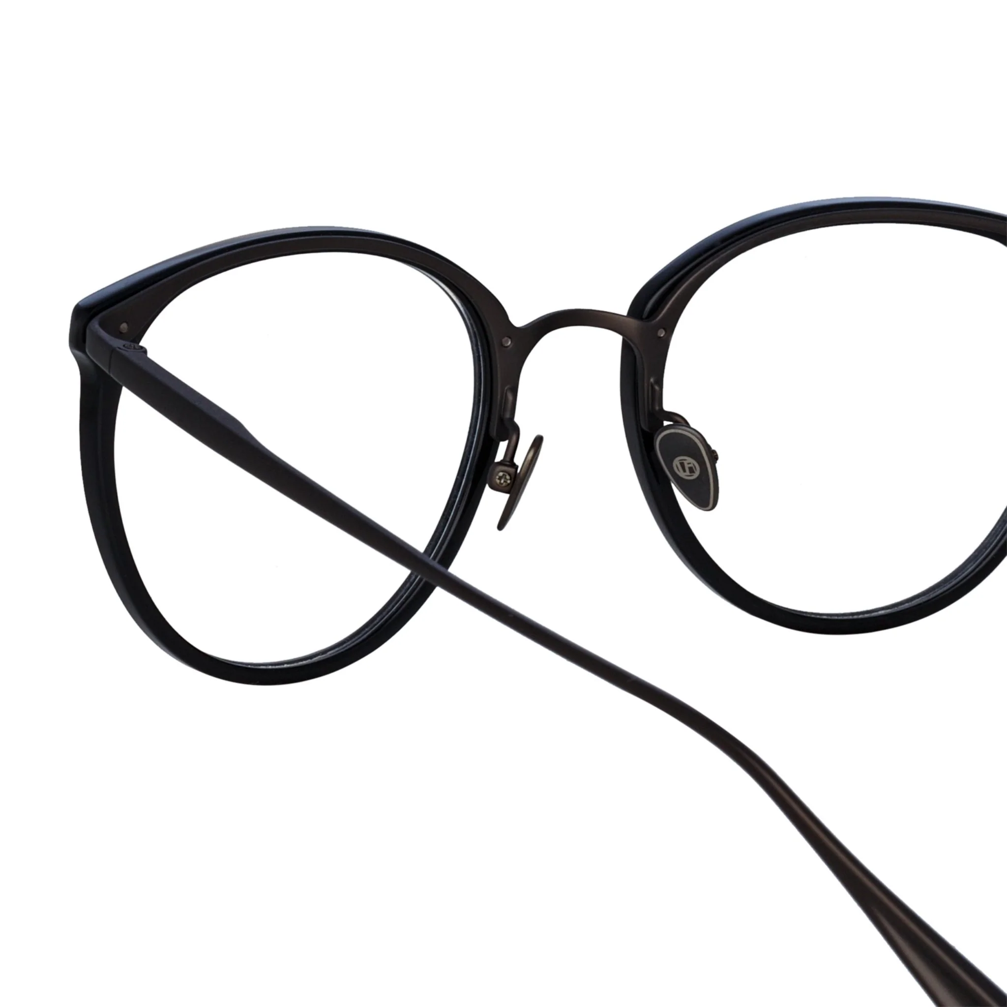 Calthorpe Optical Frame in Black and Nickel - Image 6