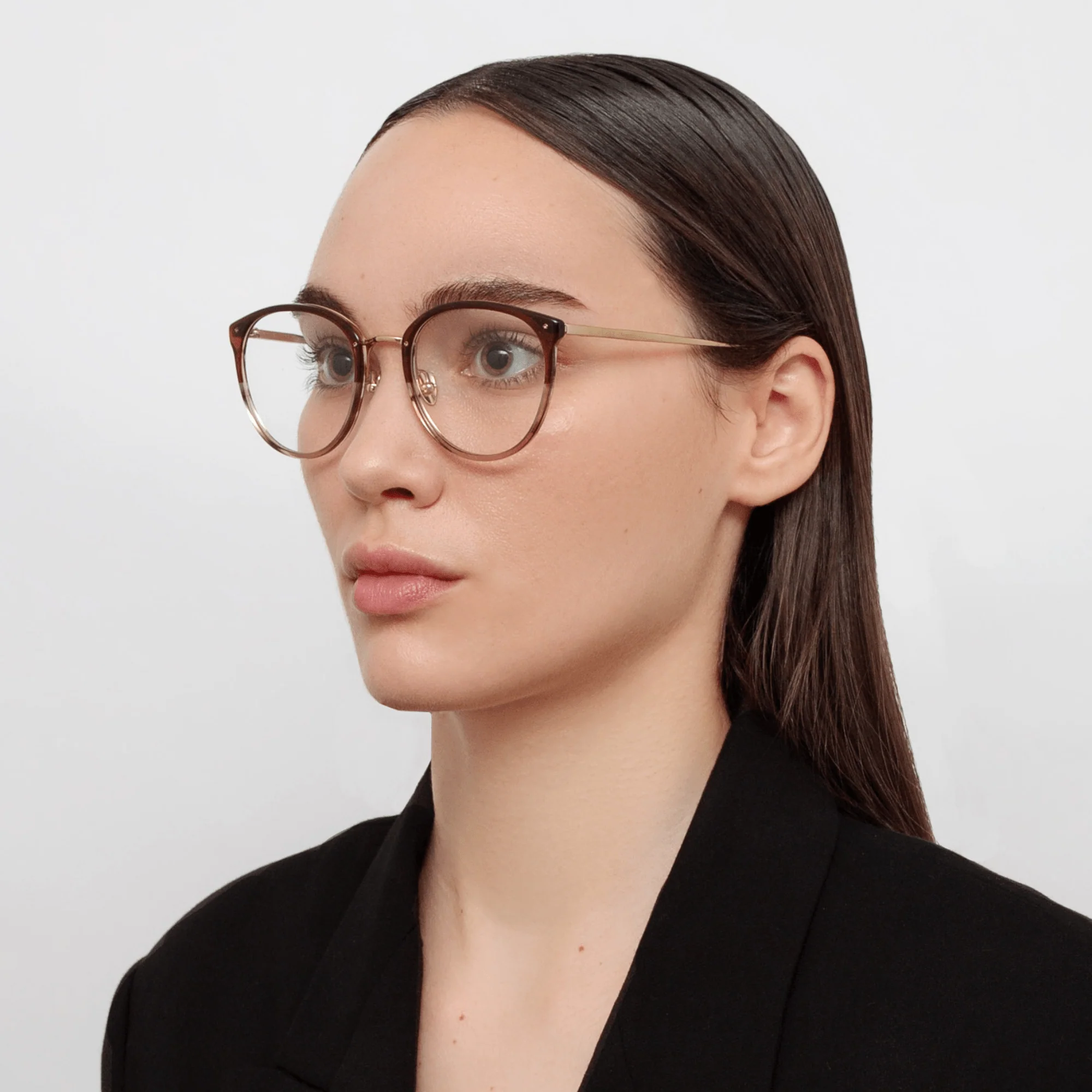 Calthorpe Optical Frame in Caramel Horn - Image 2