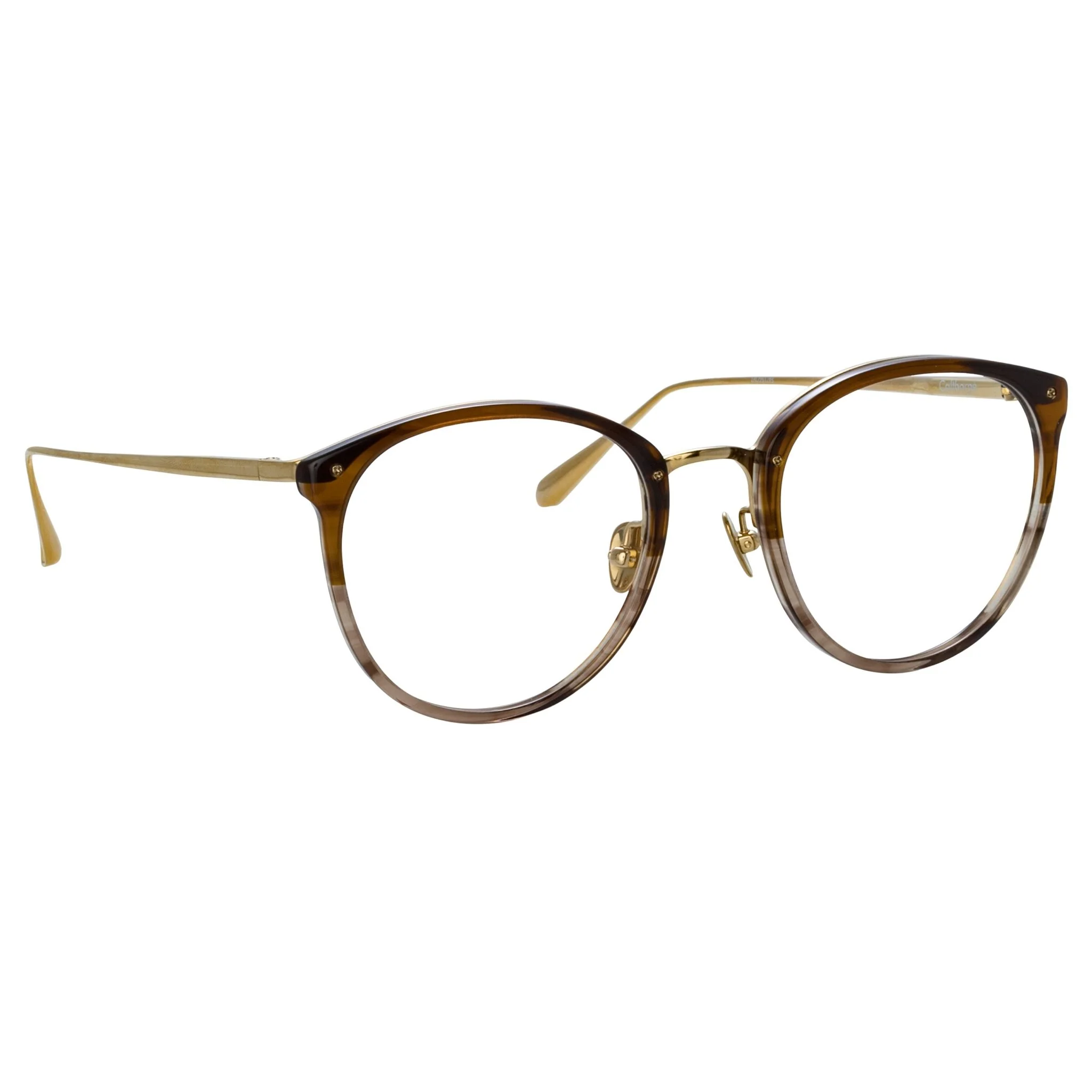 Calthorpe Optical Frame in Caramel Horn - Image 3