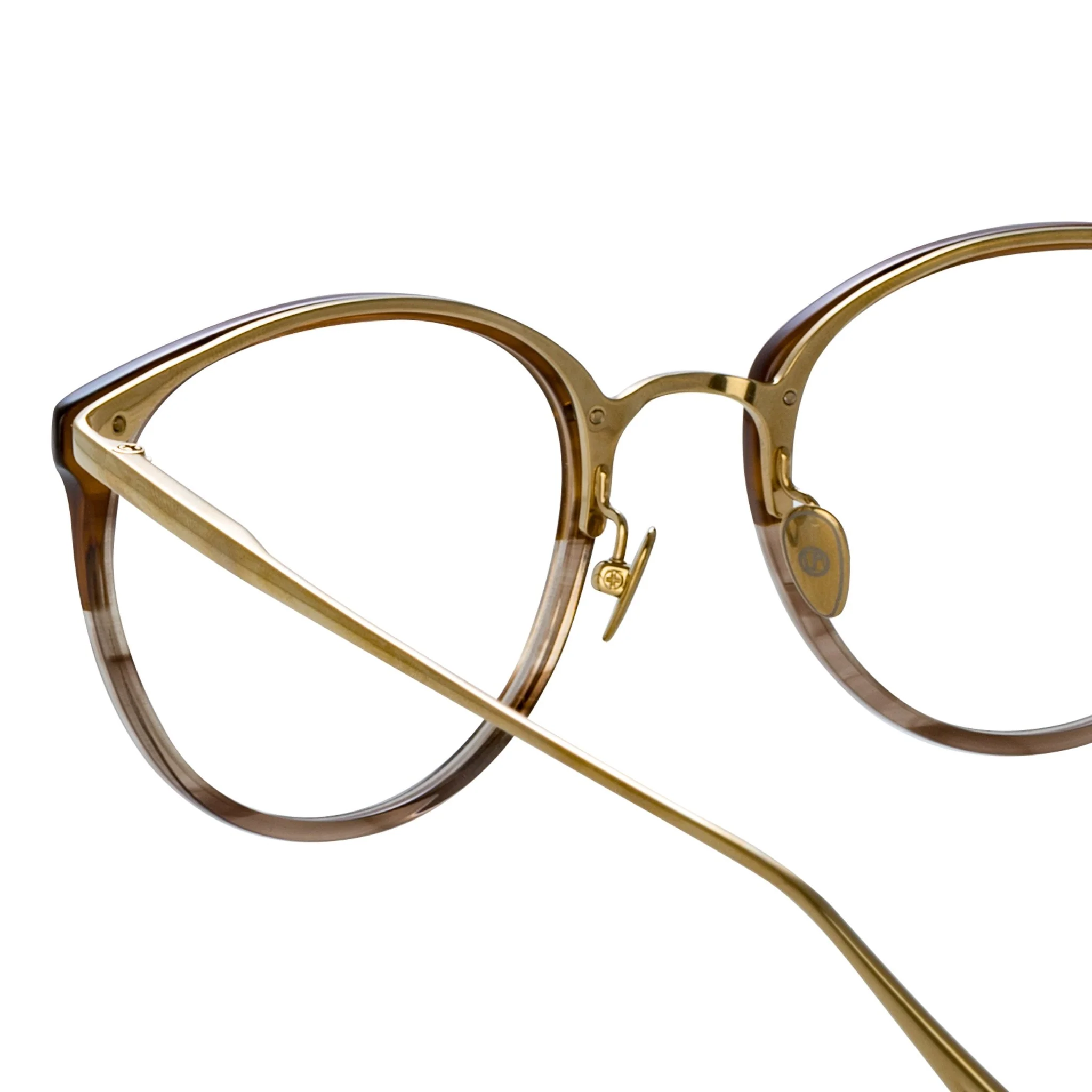 Calthorpe Optical Frame in Caramel Horn - Image 5