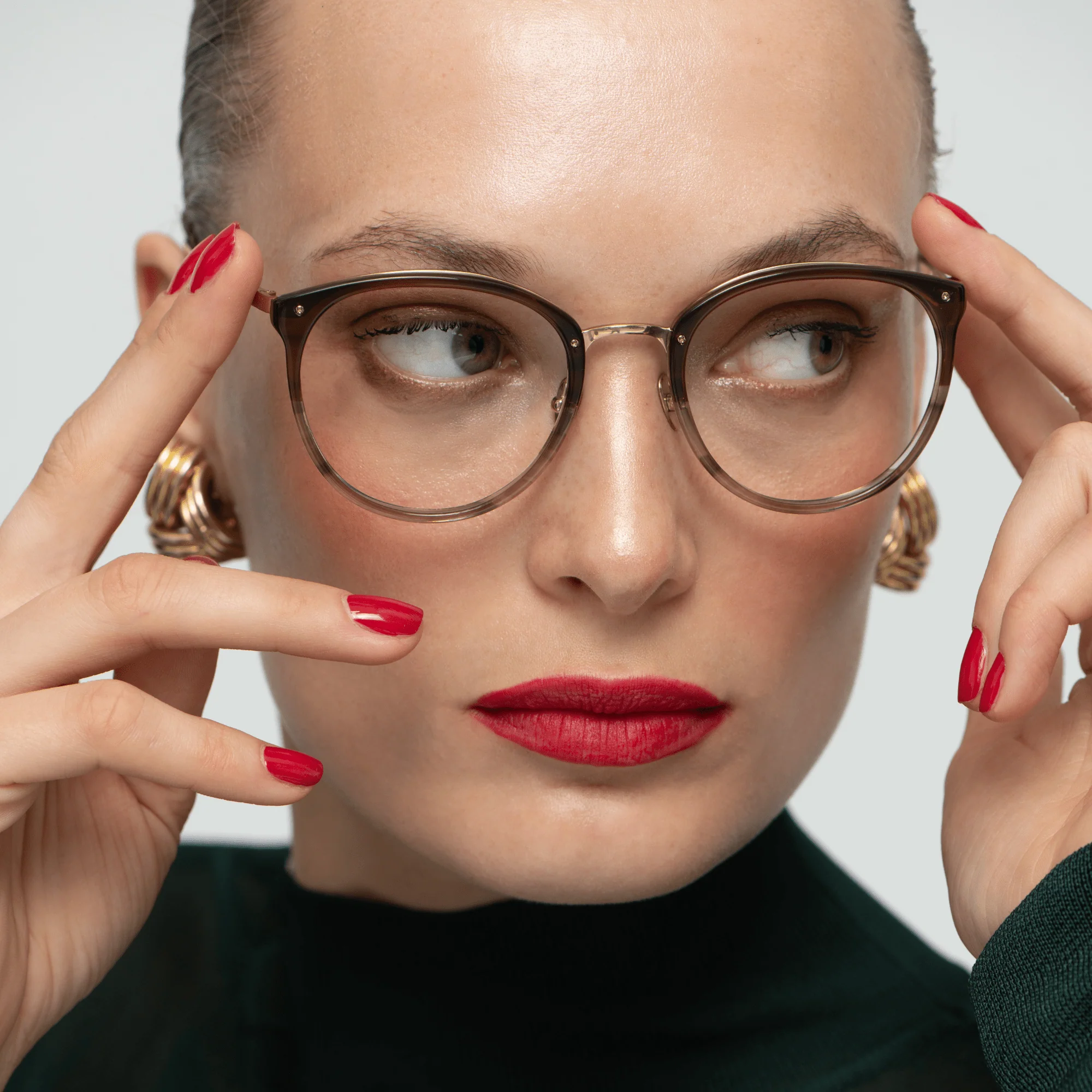 Calthorpe Optical Frame in Caramel Horn - Image 6