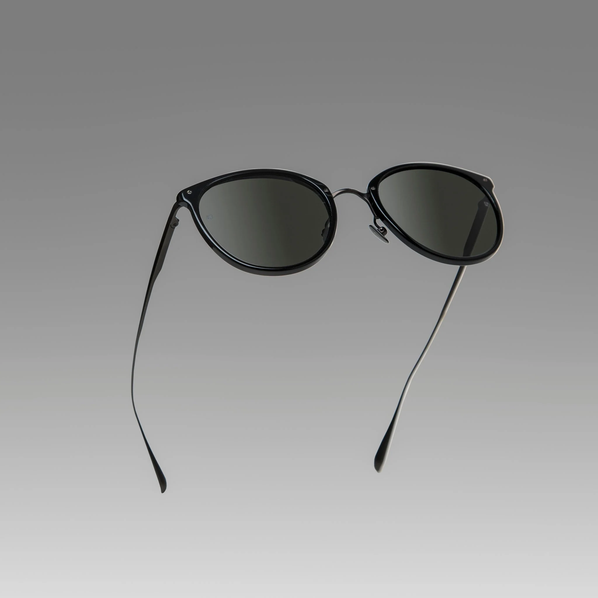 Calthorpe Sunglasses in Black and Matt Nickel - Image 6