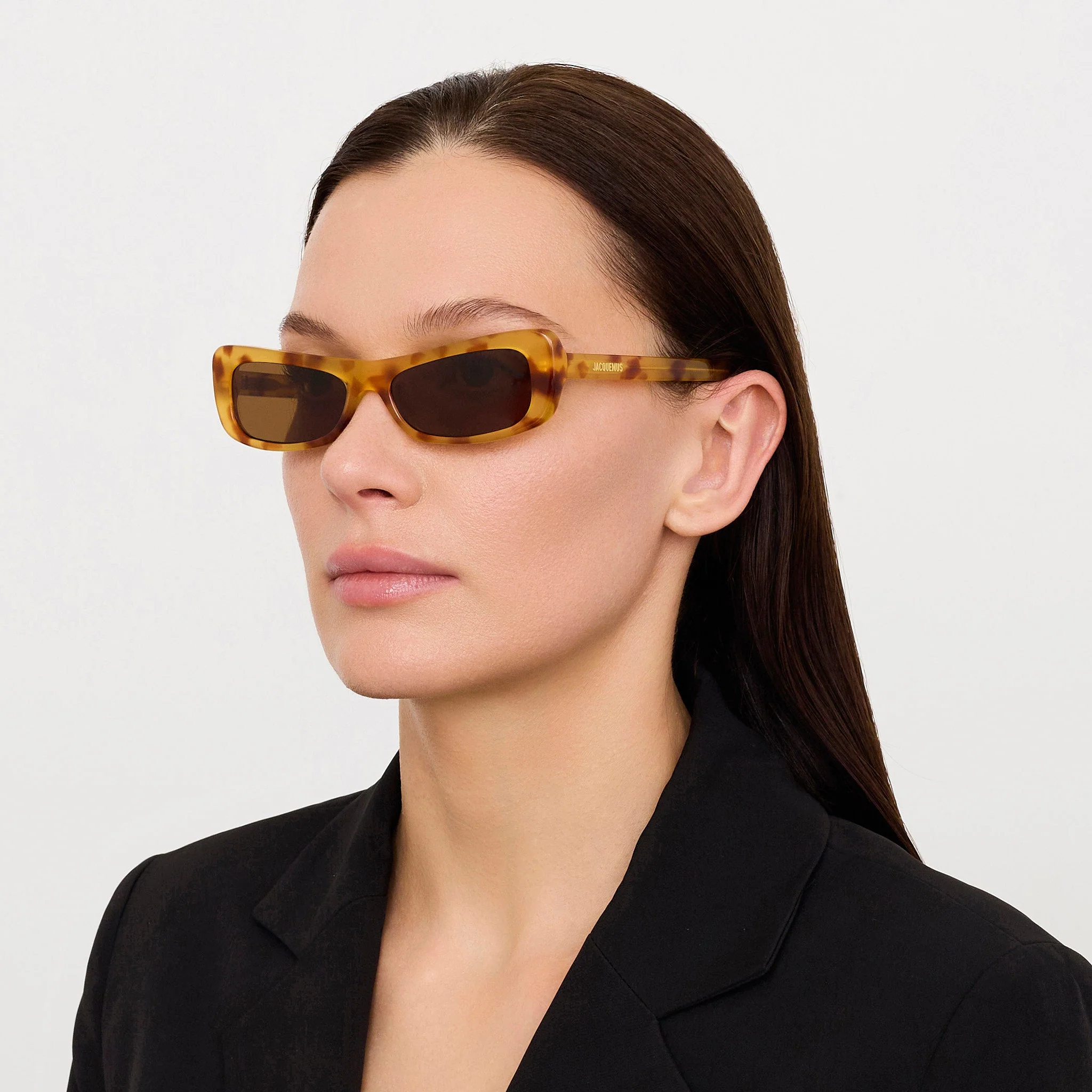 Capri Sunglasses in Beige Tortoiseshell - Image 4
