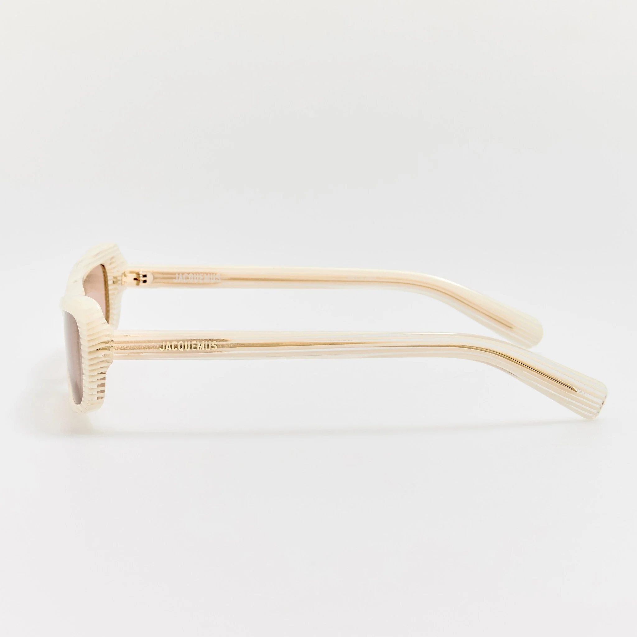 Capri Sunglasses in Cream Stripe - Image 3