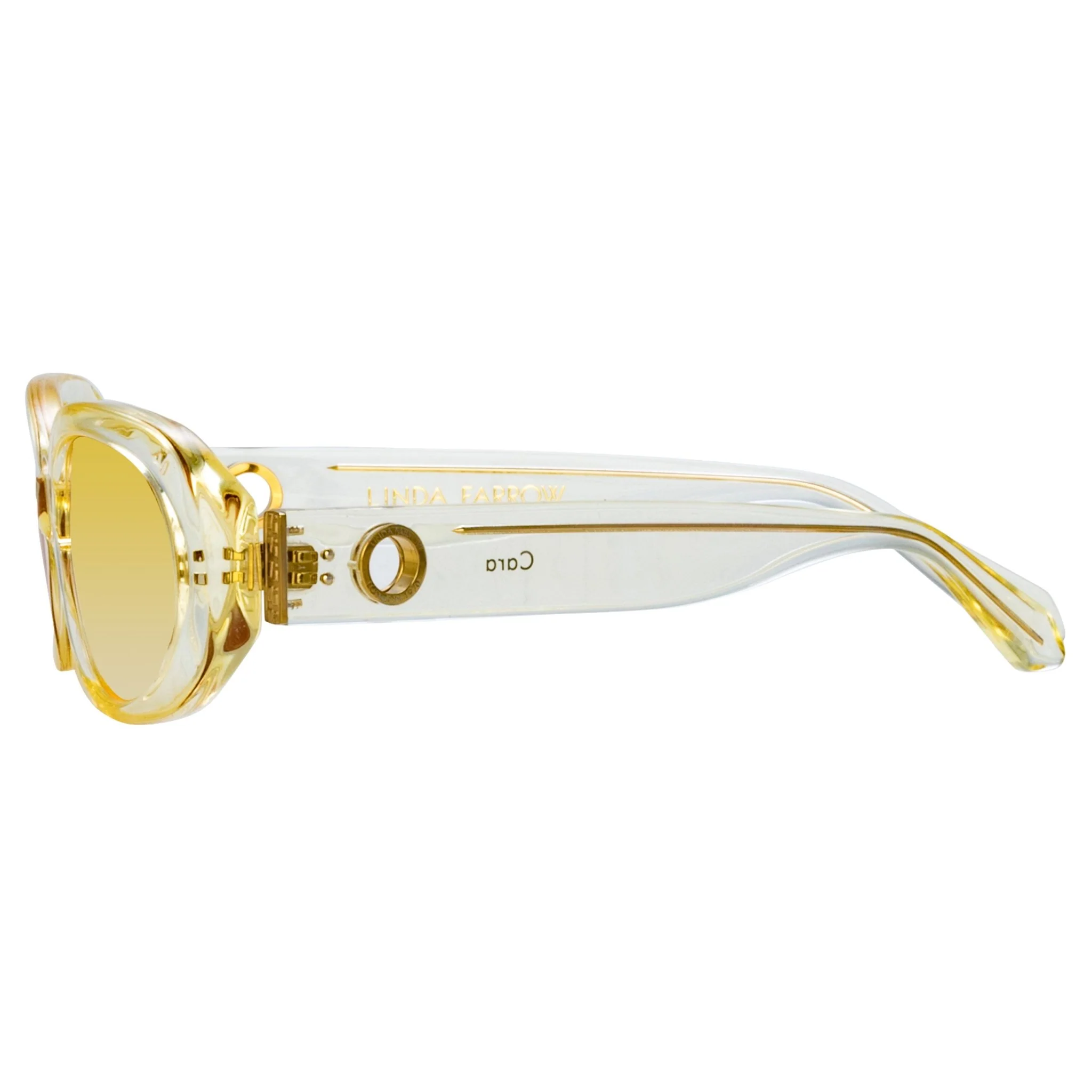 Cara Sunglasses in Yellow - Image 4