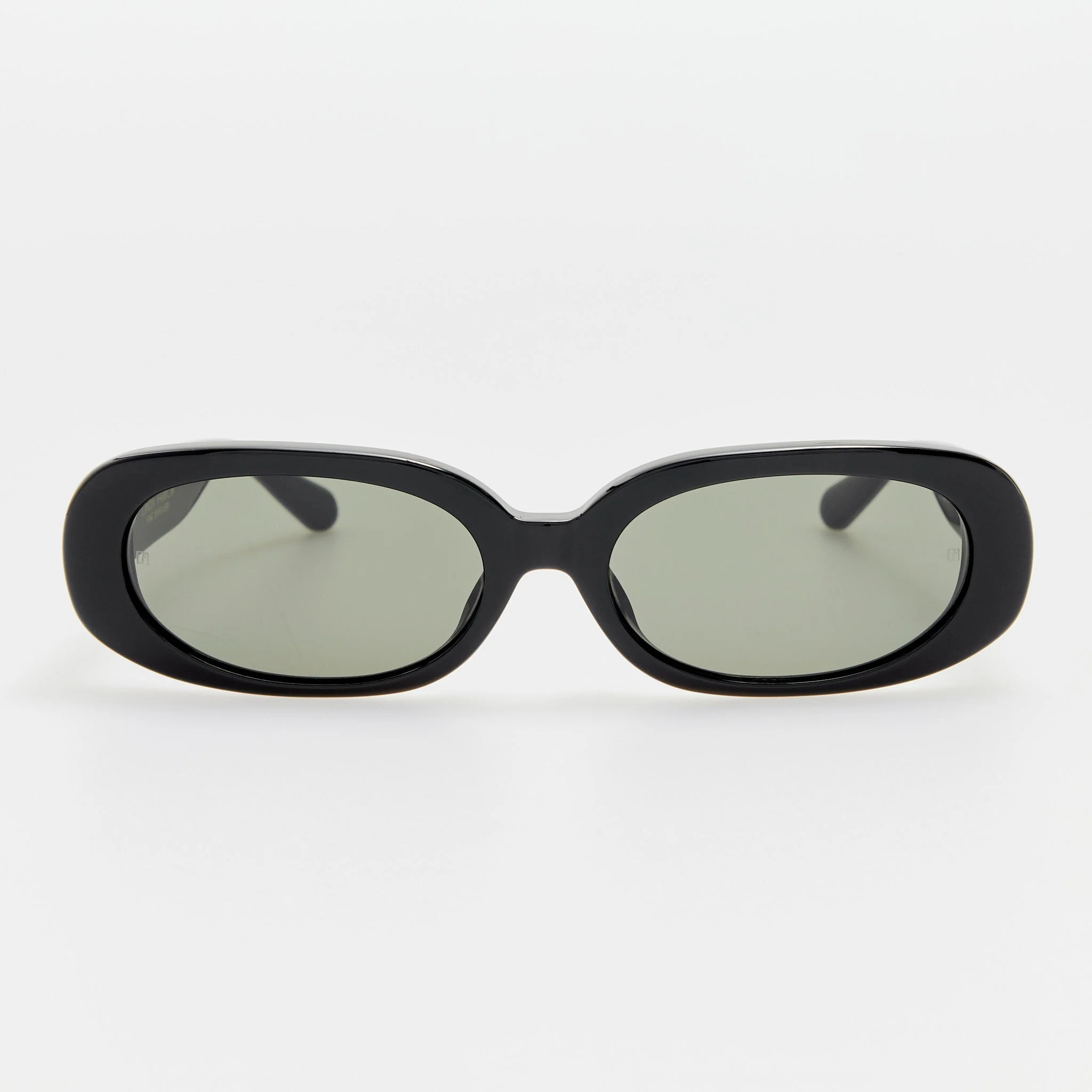 Cara Sunglasses in Black with Diamonds and 22K Gold