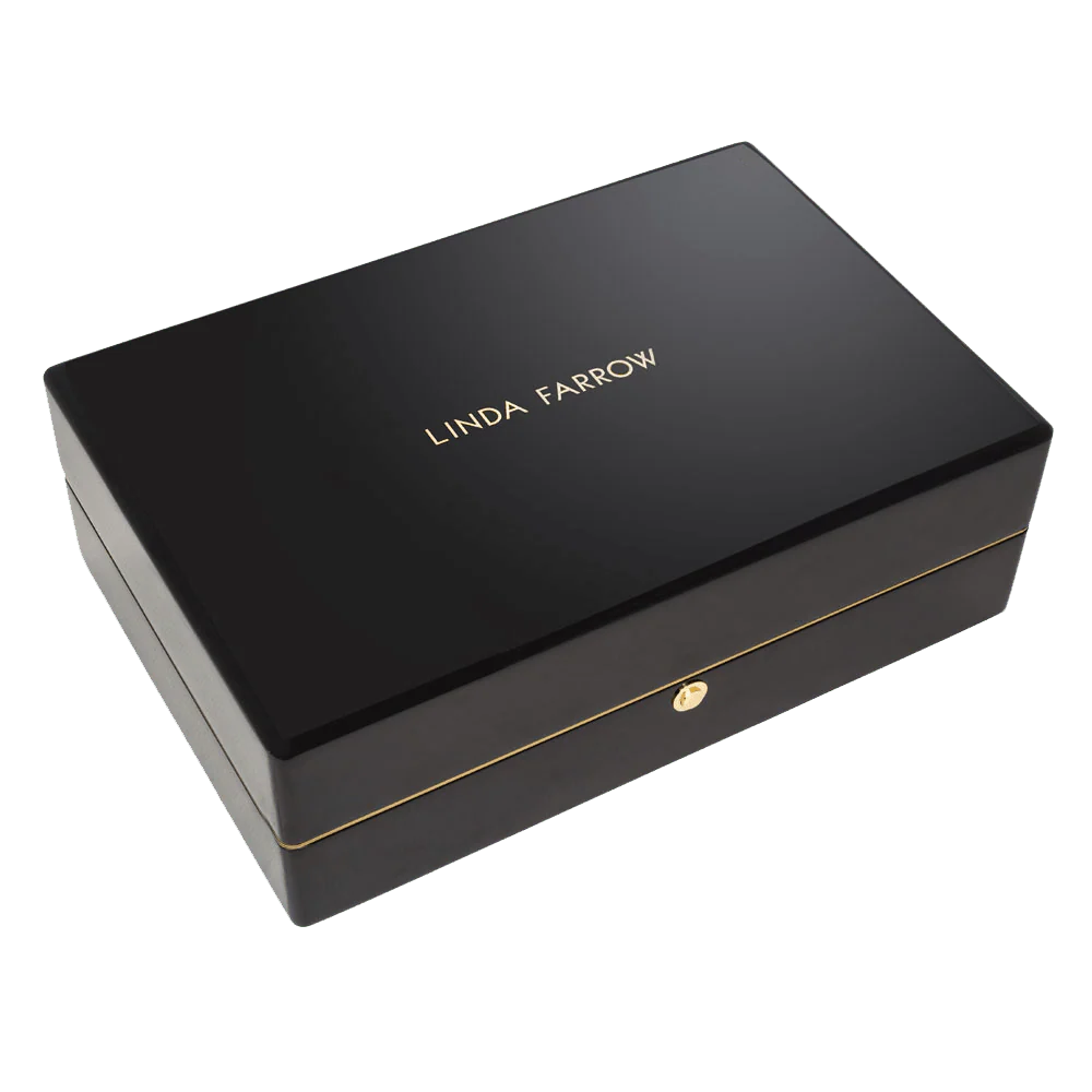 Cara Sunglasses in Black with Diamonds and 22K Gold - Image 6