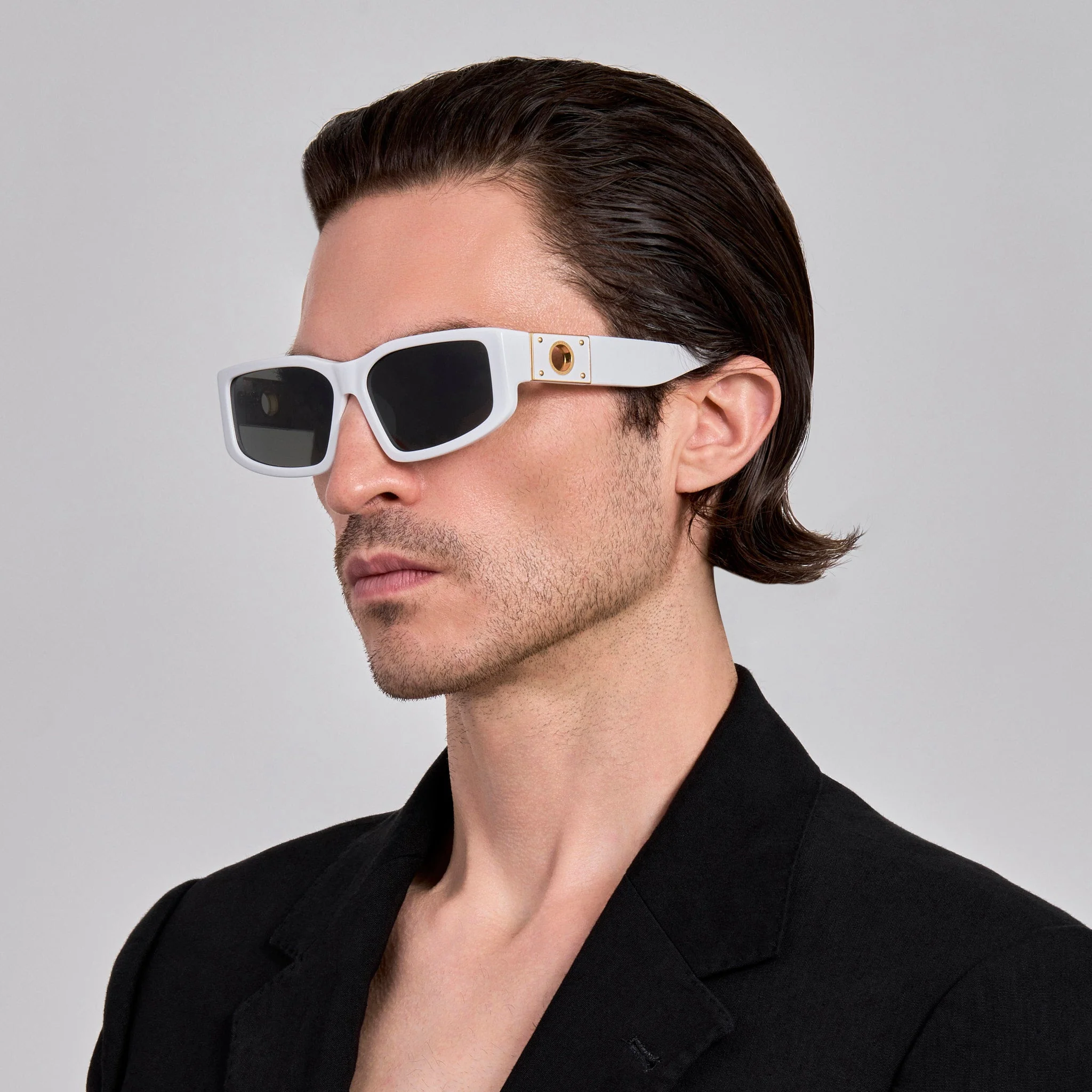 Carmela Sunglasses in White - Image 3