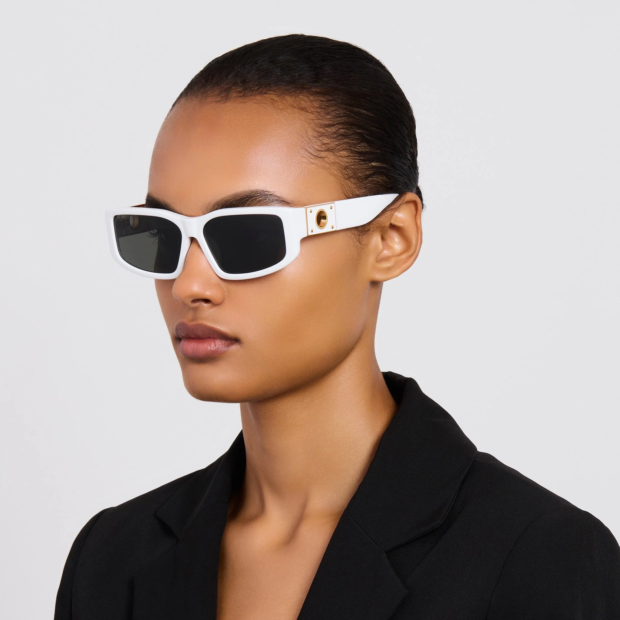 Carmela Sunglasses in White - Image 4