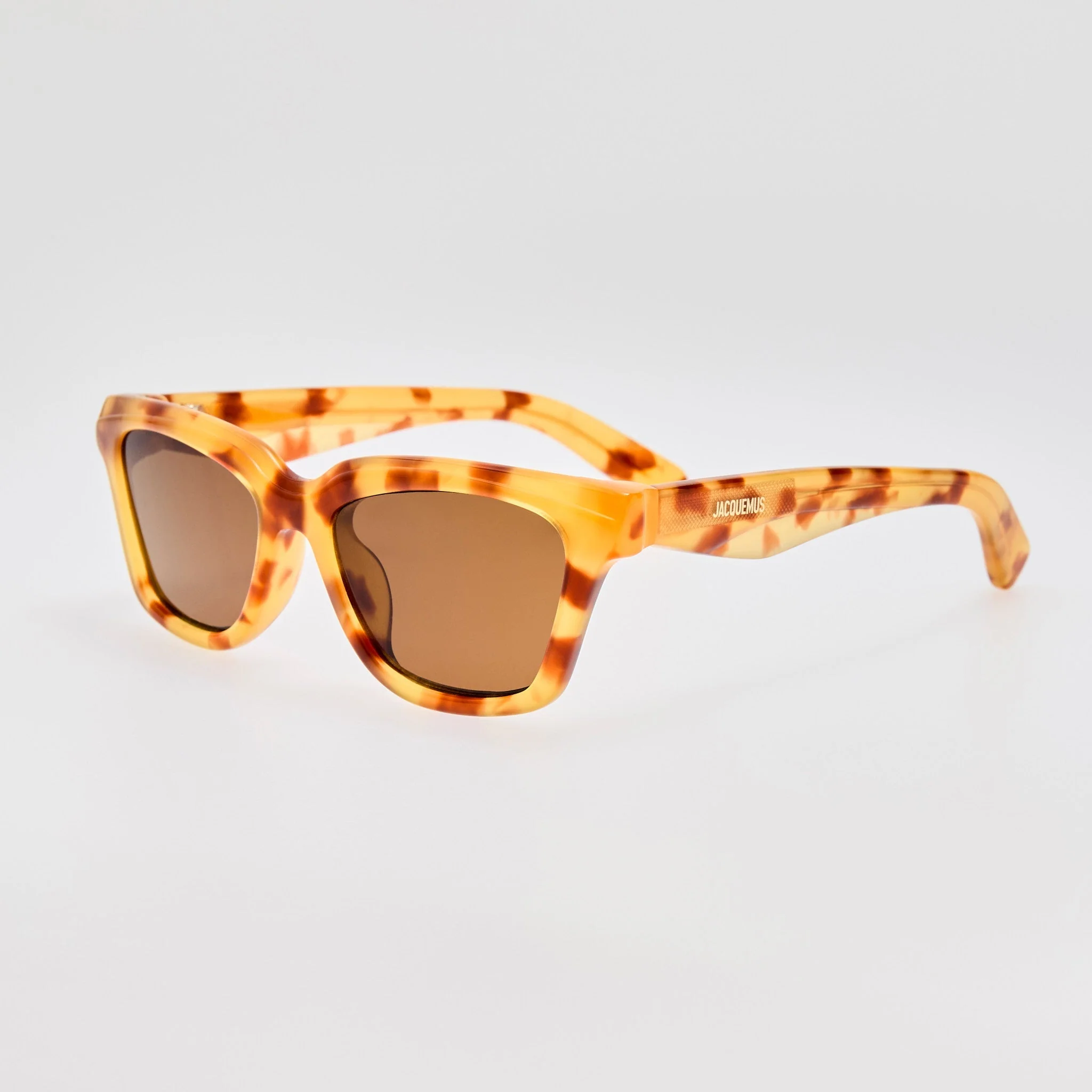 Carre Sunglasses in Beige Tortoiseshell - Image 2