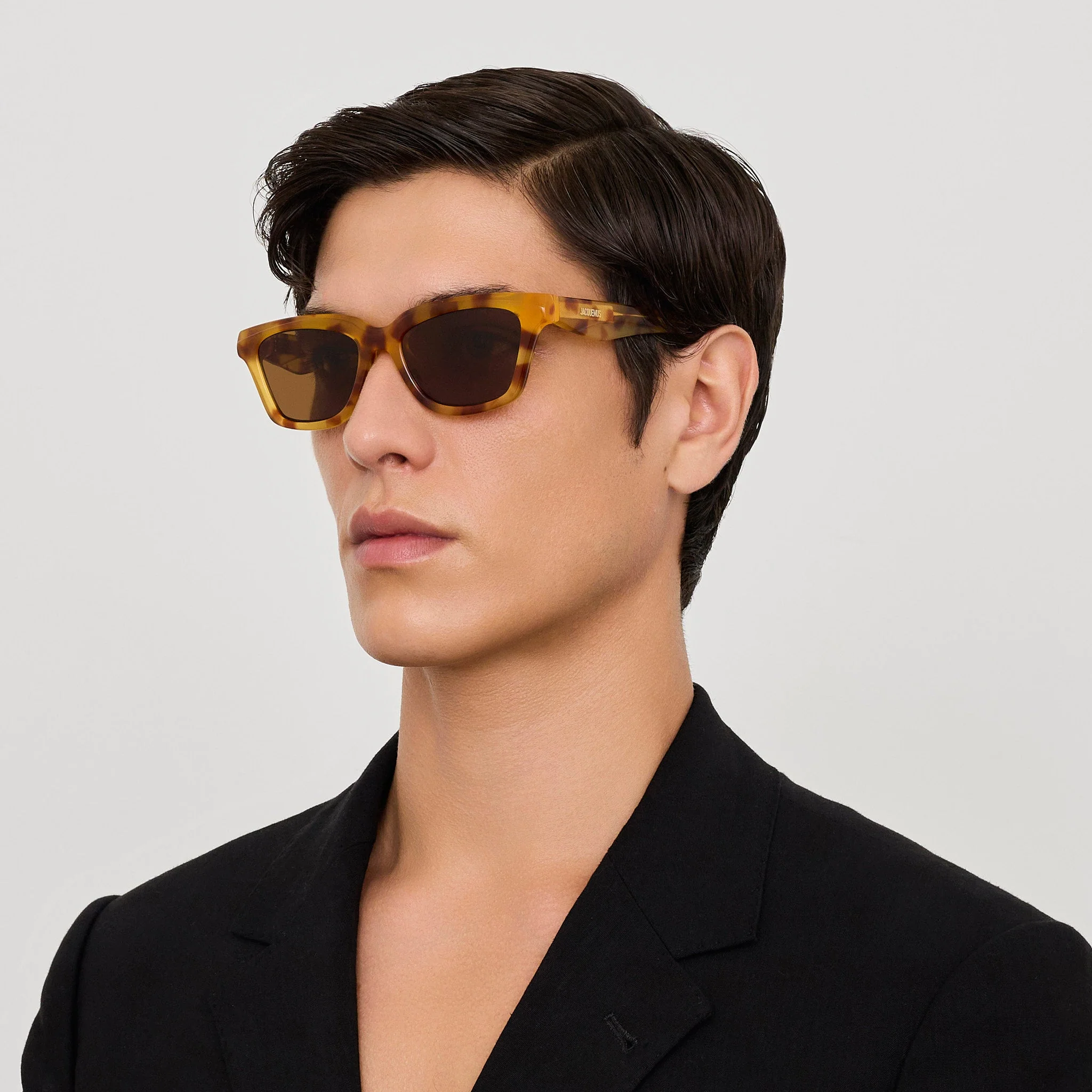 Carre Sunglasses in Beige Tortoiseshell - Image 4