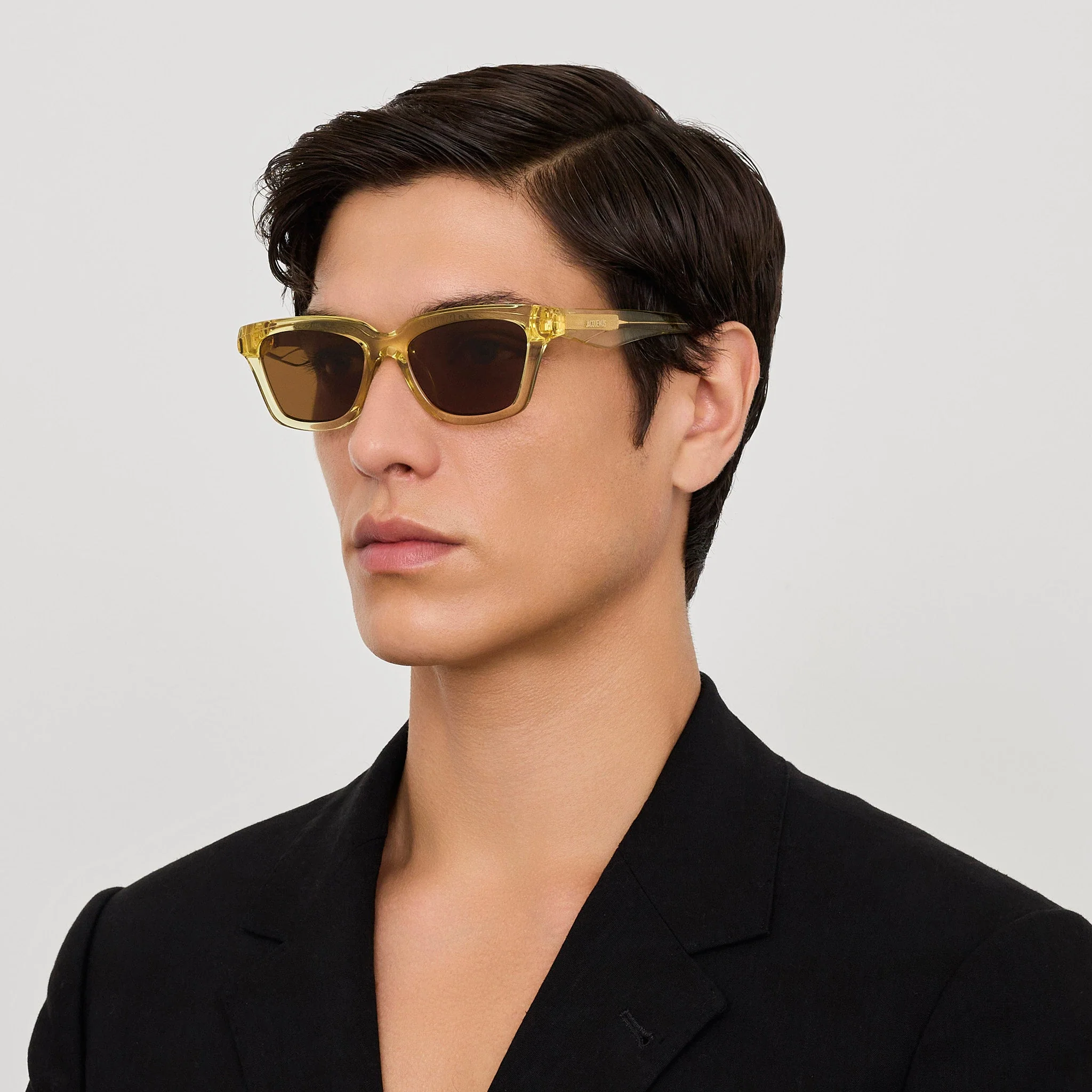 Carre Sunglasses in Crystal Yellow - Image 4