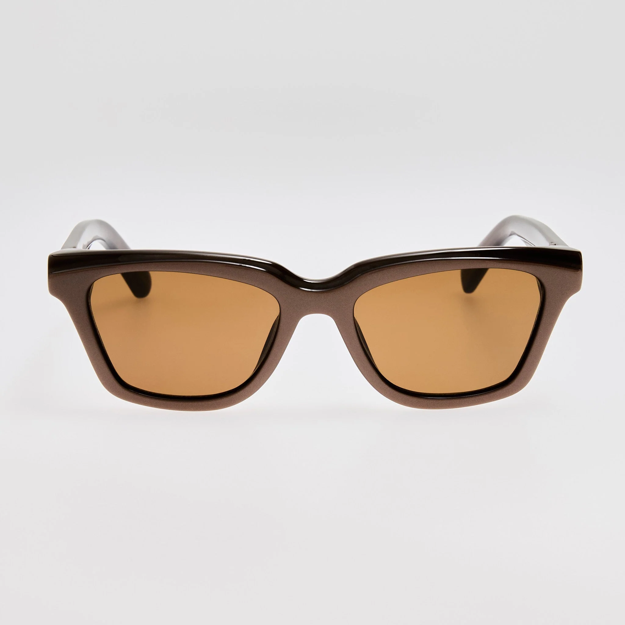 Carre Sunglasses in Metallic Brown