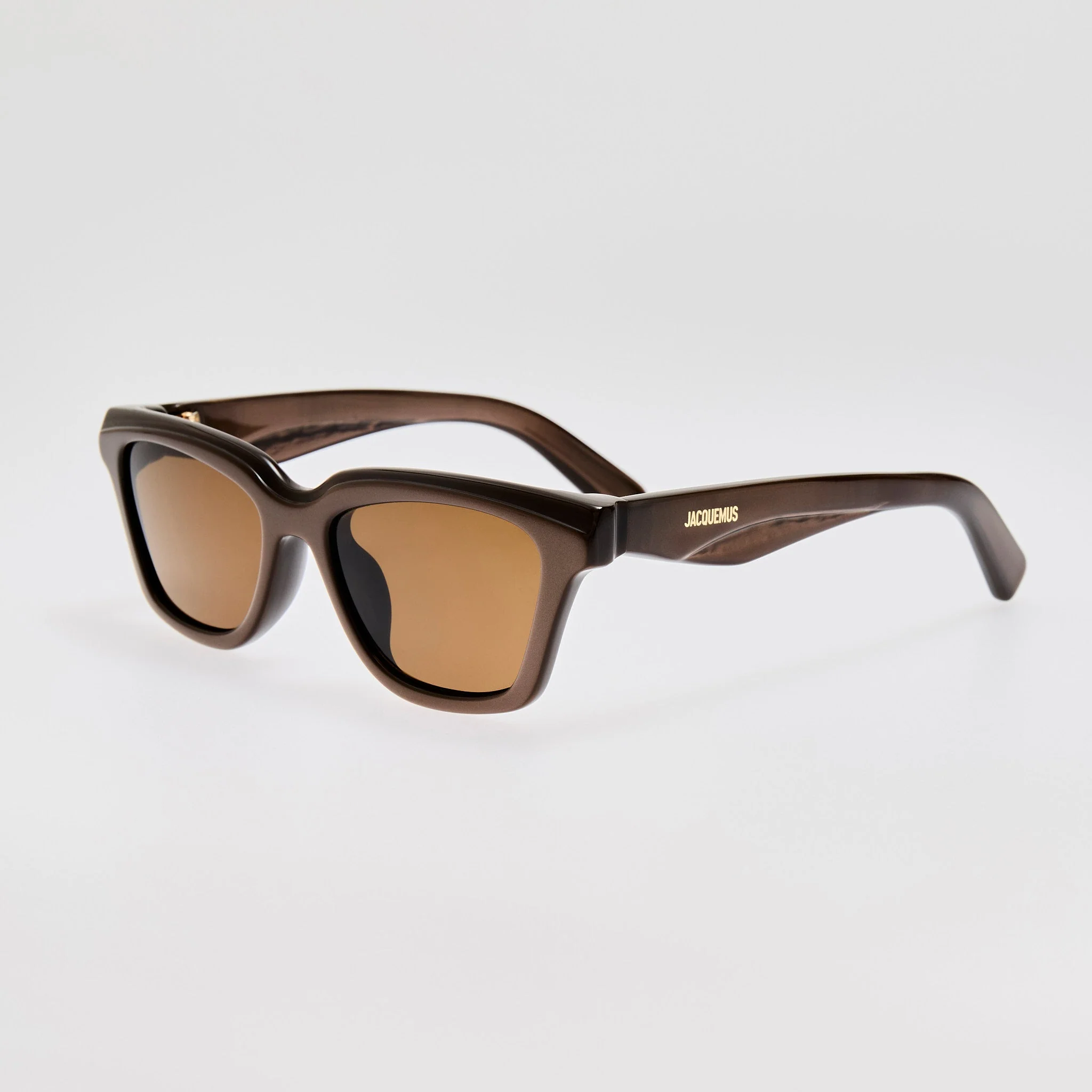 Carre Sunglasses in Metallic Brown - Image 2