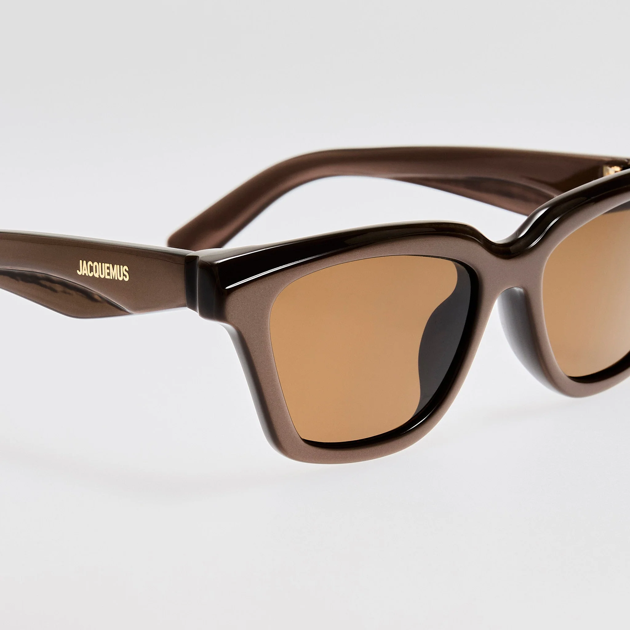 Carre Sunglasses in Metallic Brown - Image 5