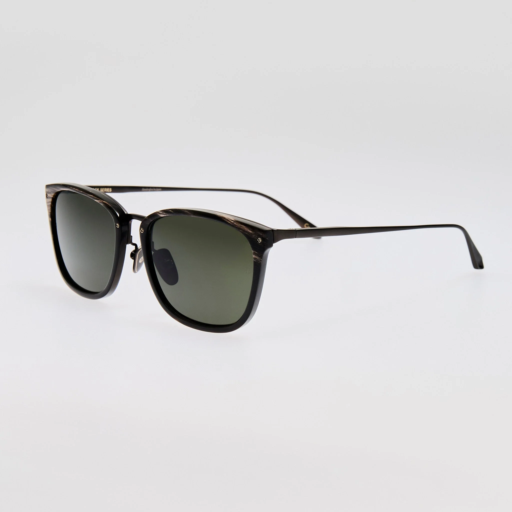 Cassin Sunglasses in Buffalo Horn and 925 Sterling Silver - Image 2