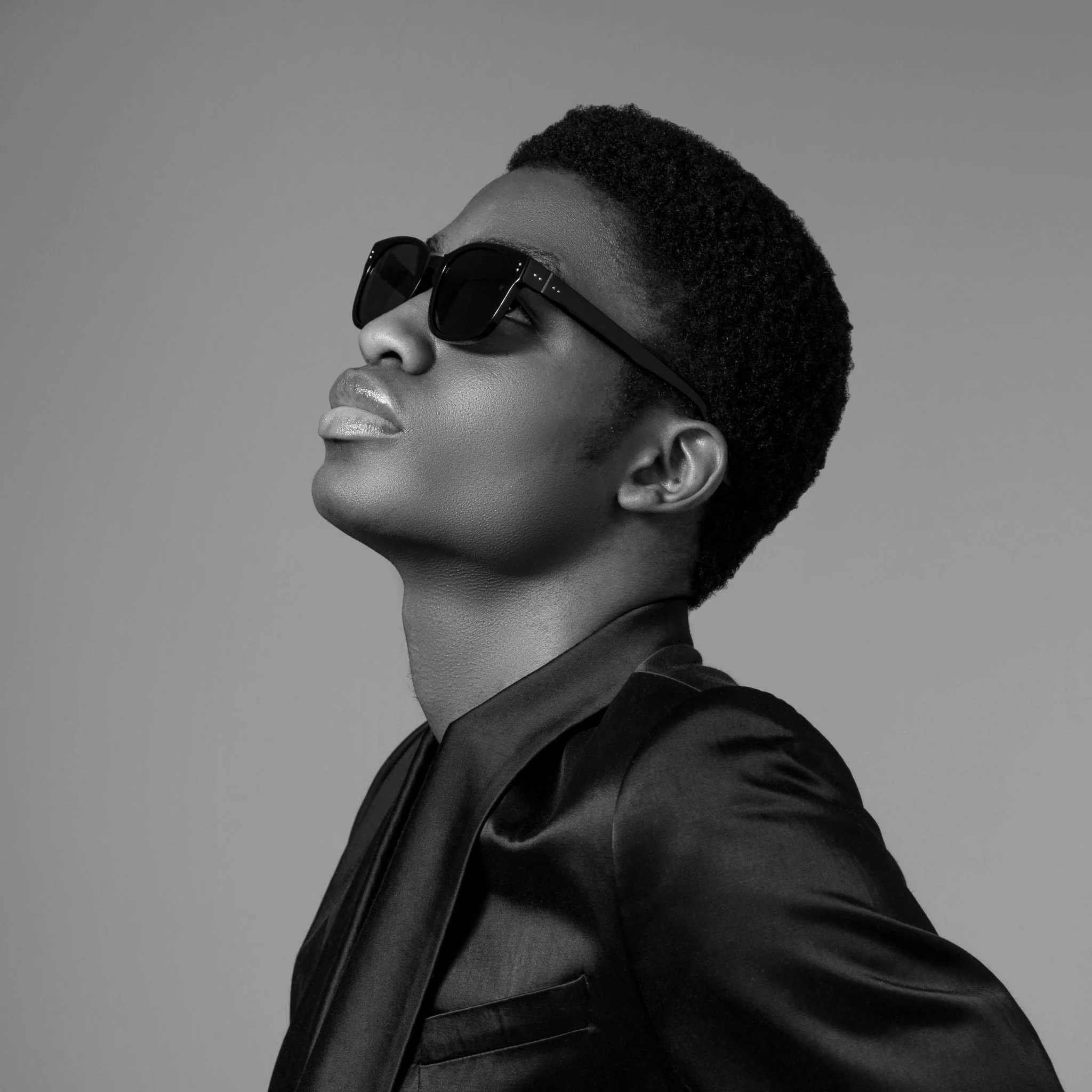 Cedric Sunglasses in Matt Black Nickel - Image 3